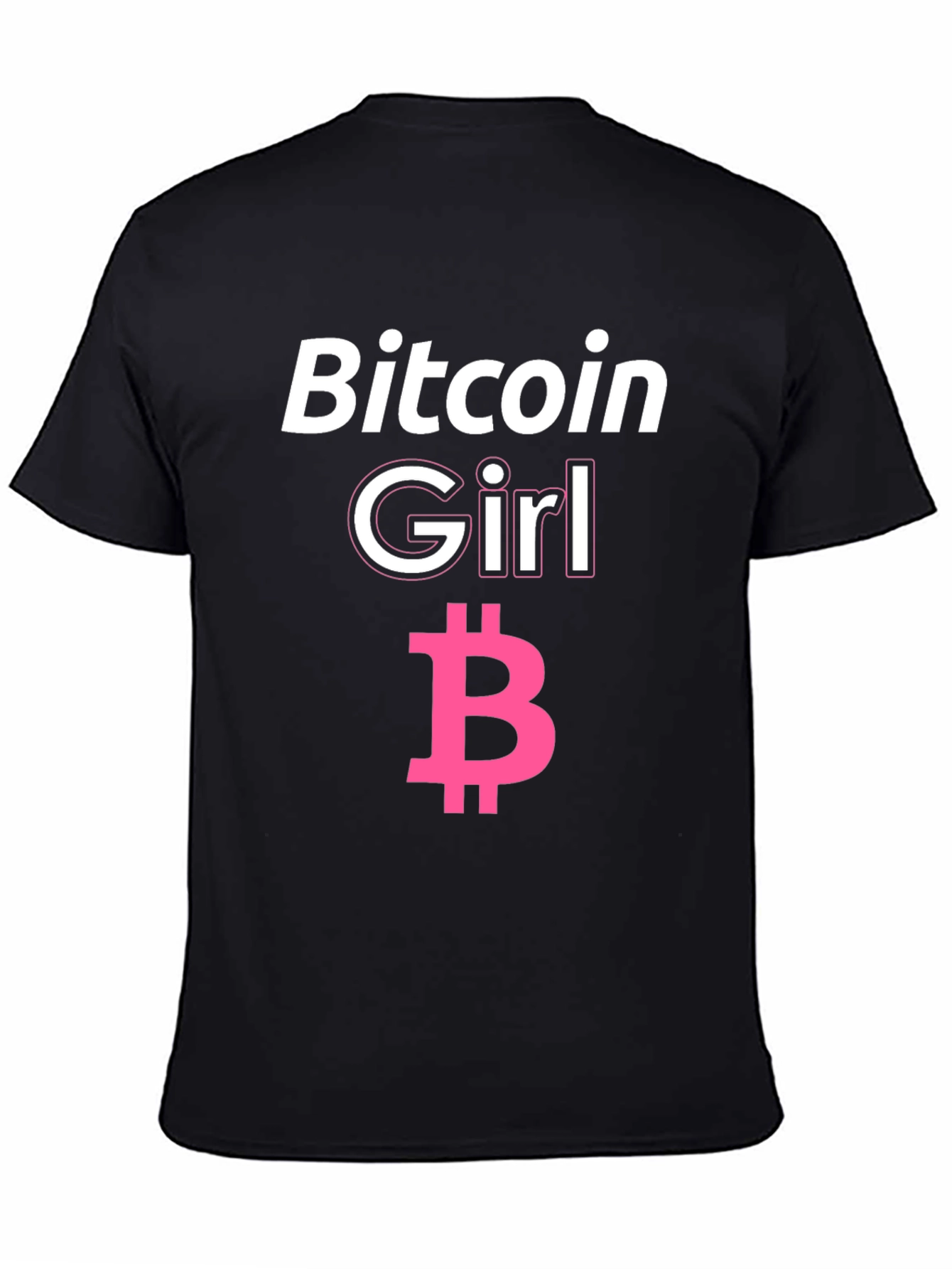 Bitcoin Girl Black T-Shirt