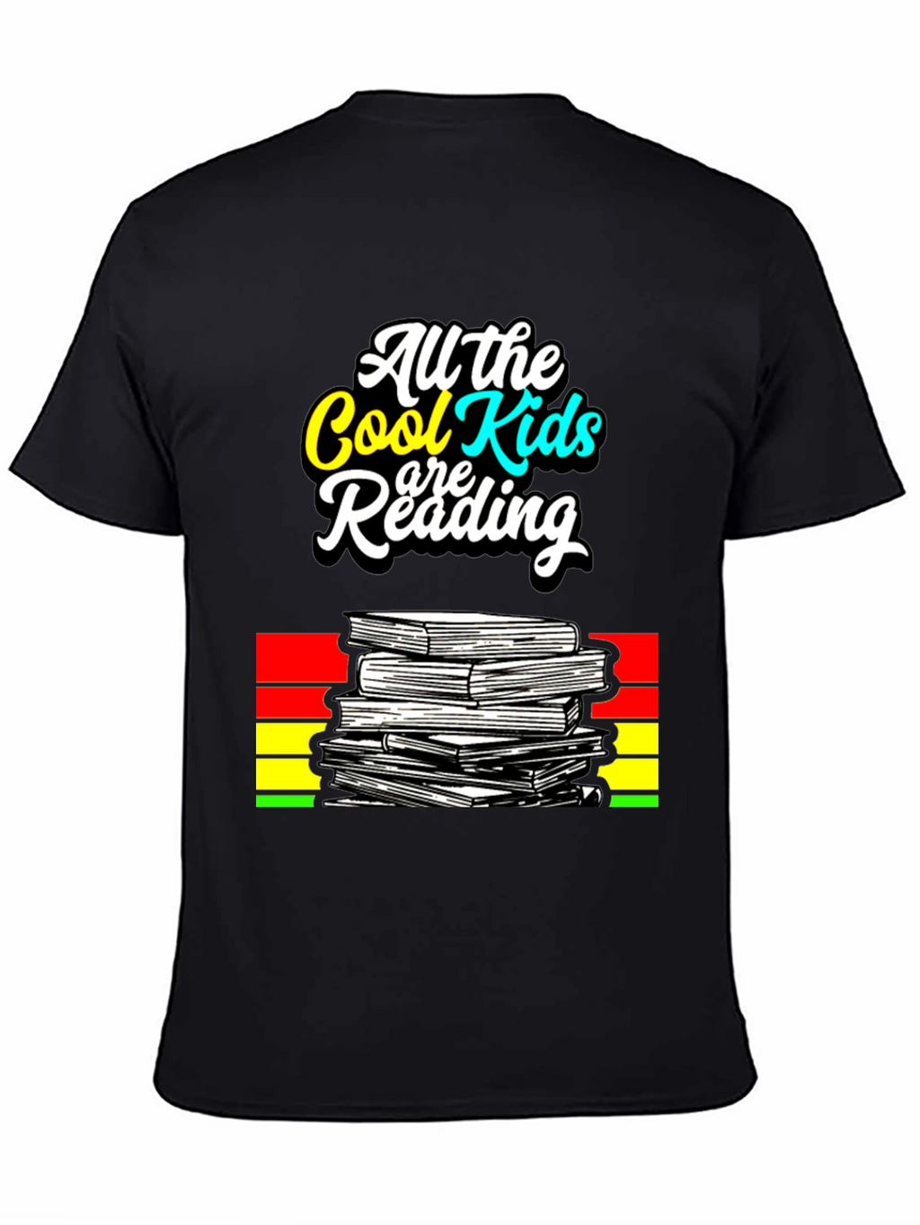 Cool Kids Reading Graphic T-Shirt