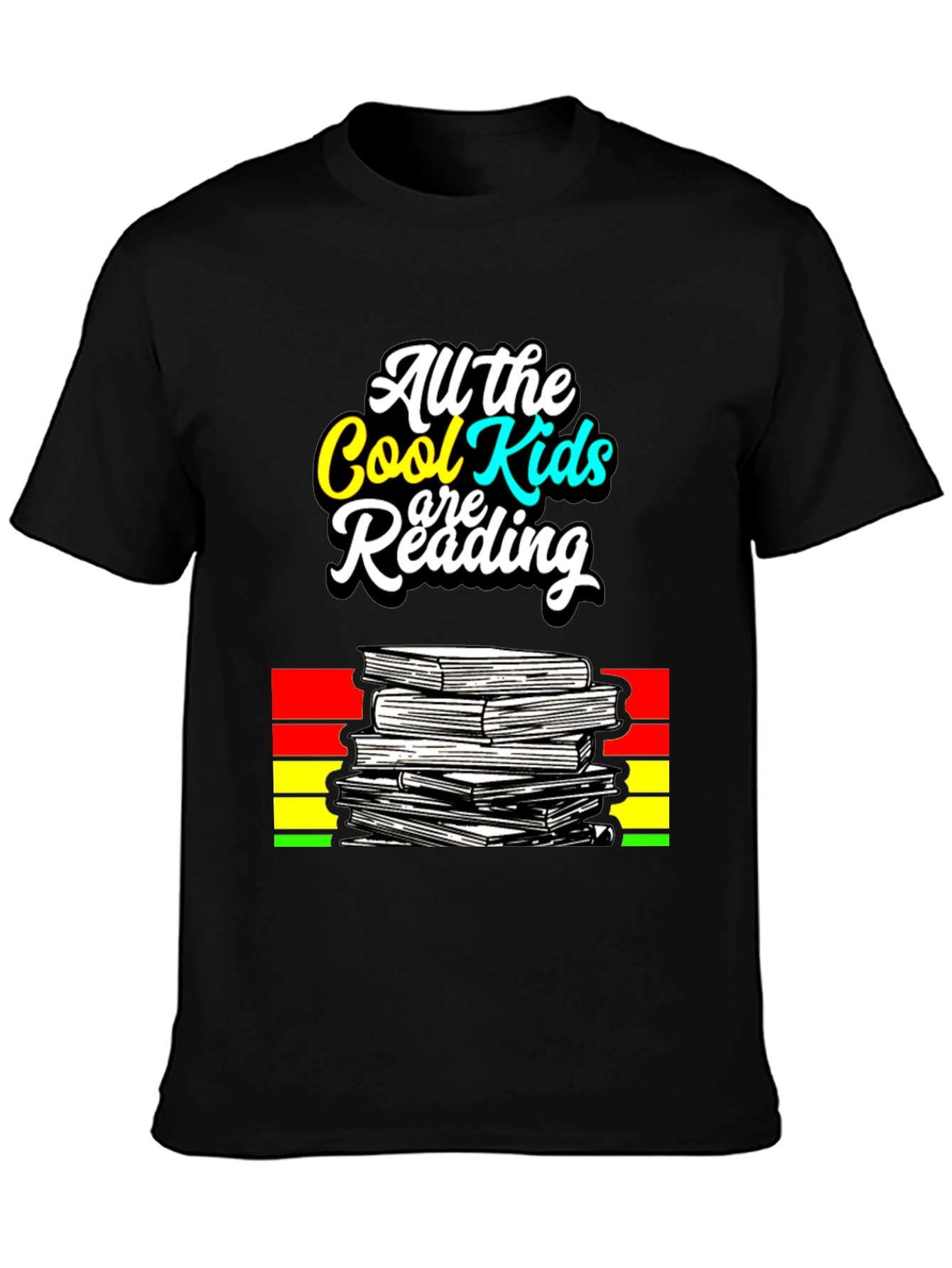Cool Kids Reading Graphic T-Shirt
