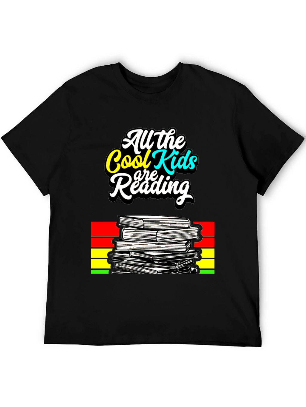 Cool Kids Reading Graphic T-Shirt