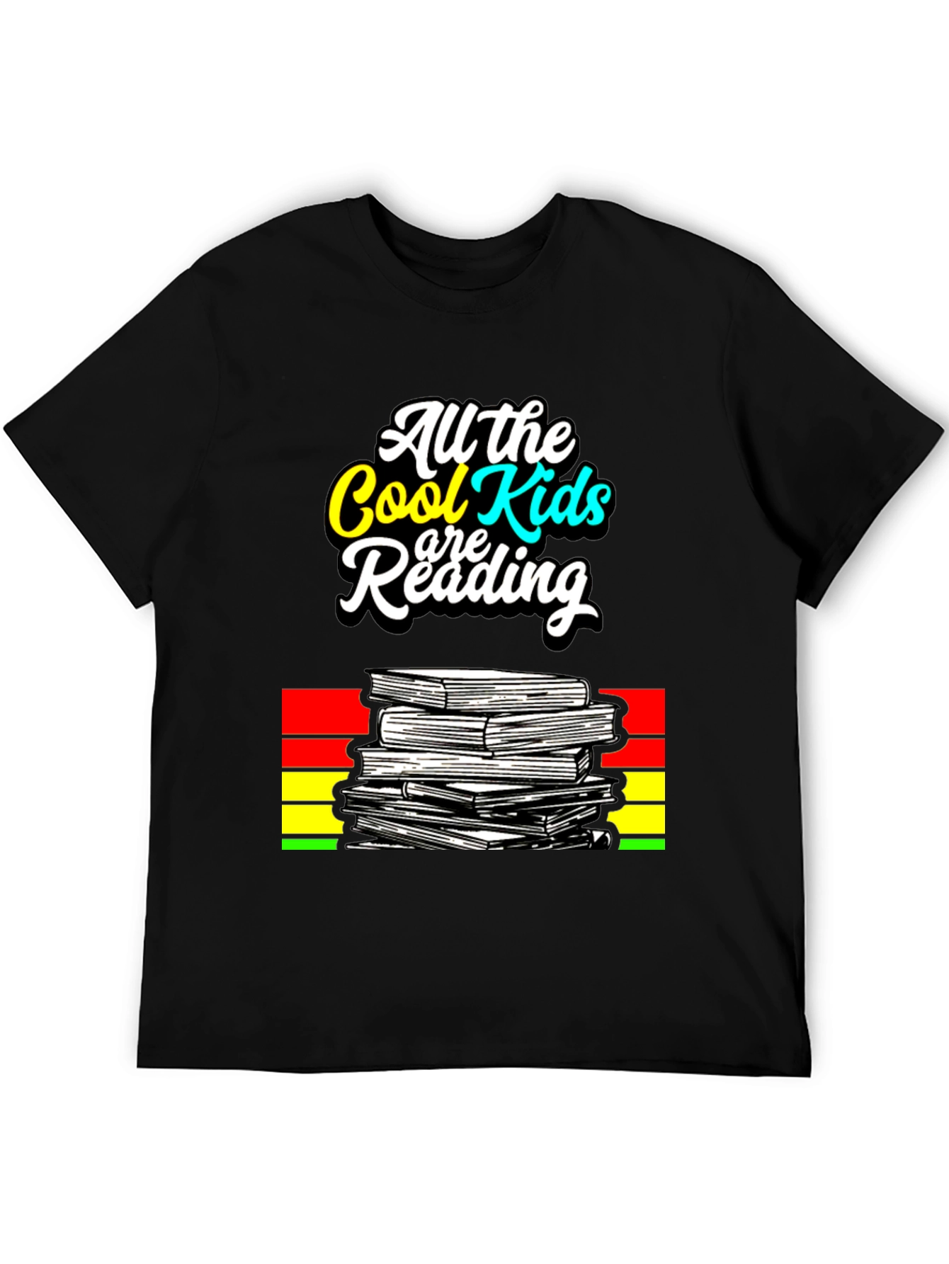 Cool Kids Reading Graphic T-Shirt