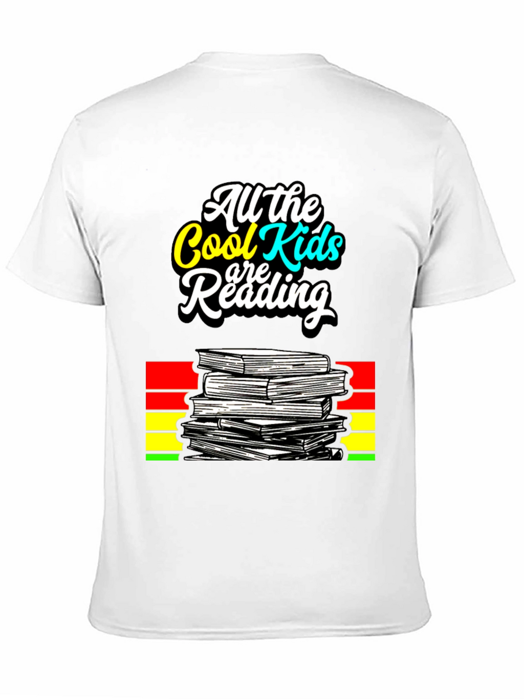 Cool Kids Reading Graphic T-Shirt