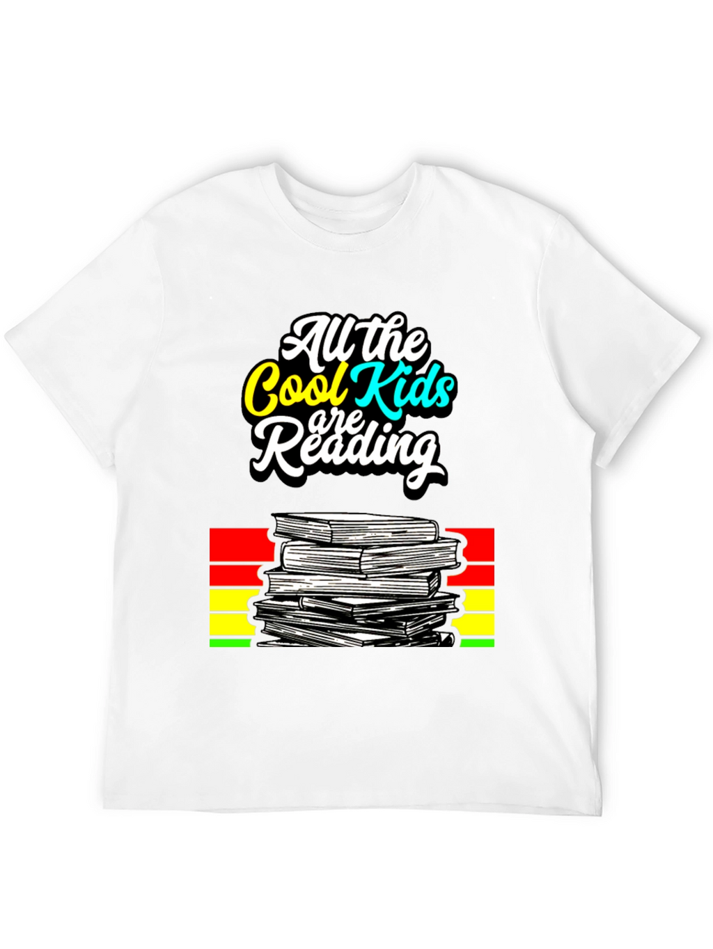 Cool Kids Reading Graphic T-Shirt