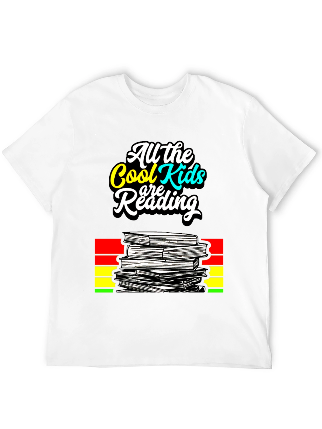Cool Kids Reading Graphic T-Shirt