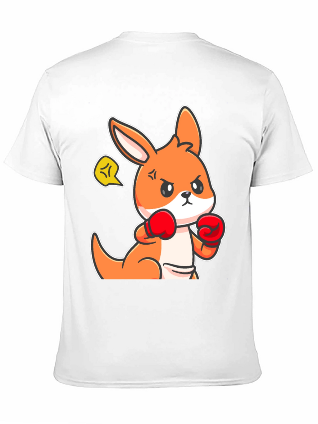 Boxing Kangaroo Graphic Tee - Black