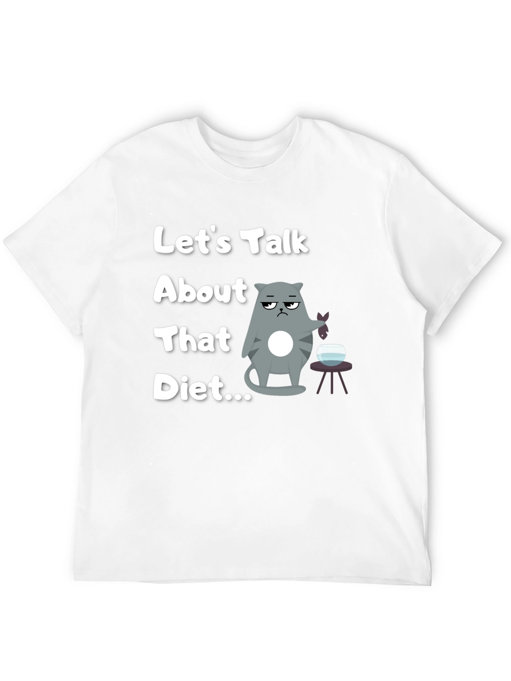 Funny Cat Diet T-Shirt