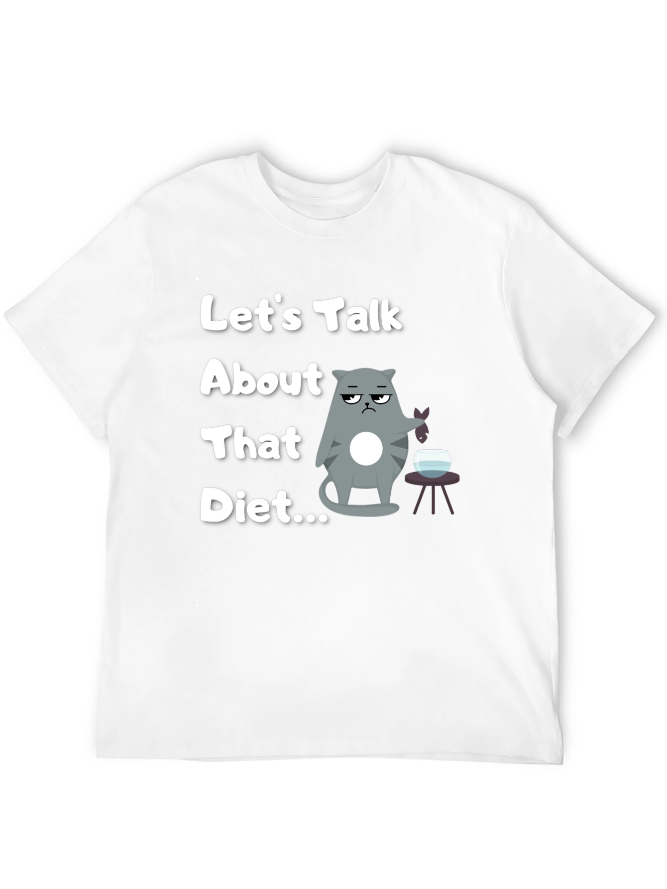 Funny Cat Diet T-Shirt