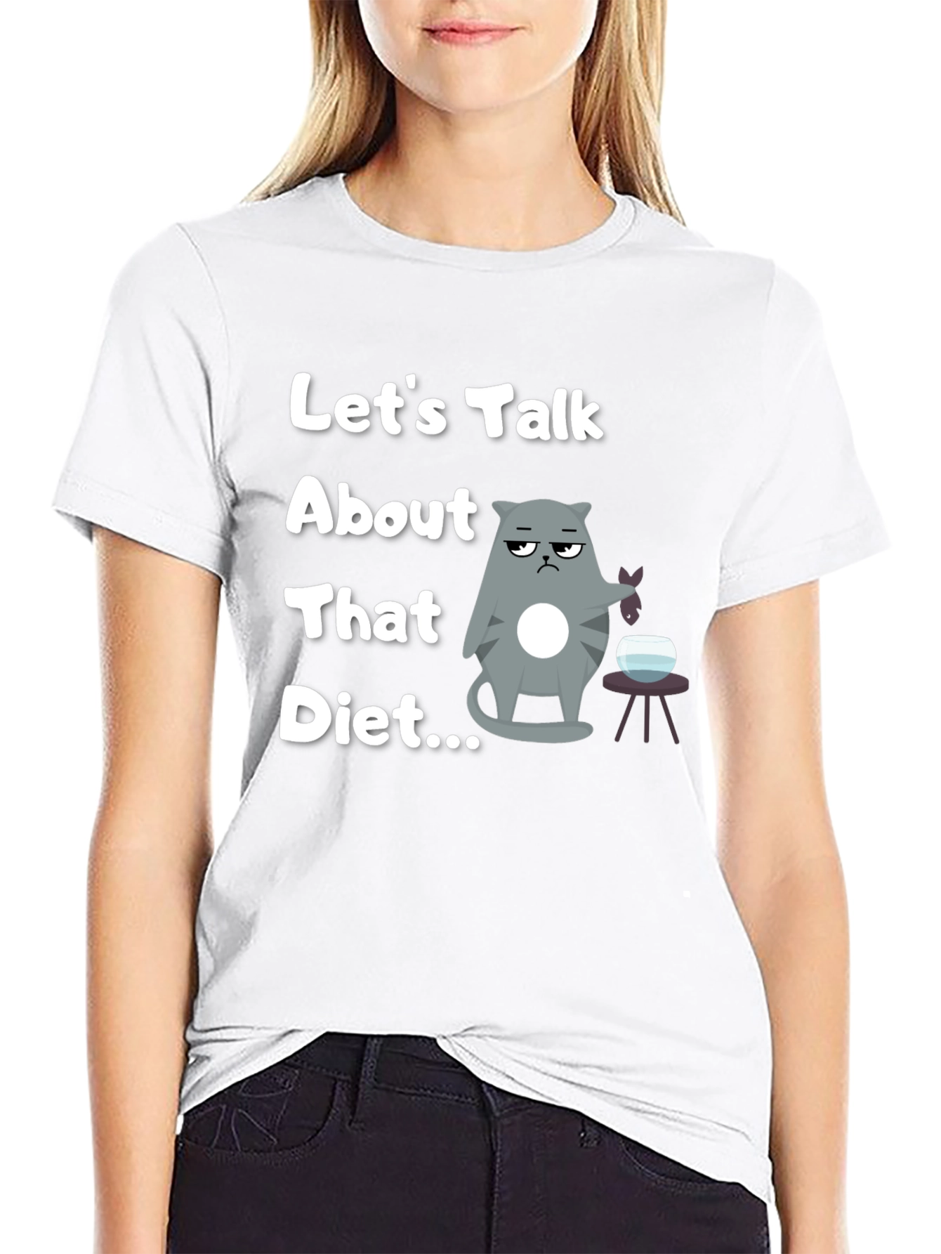 Funny Cat Diet T-Shirt