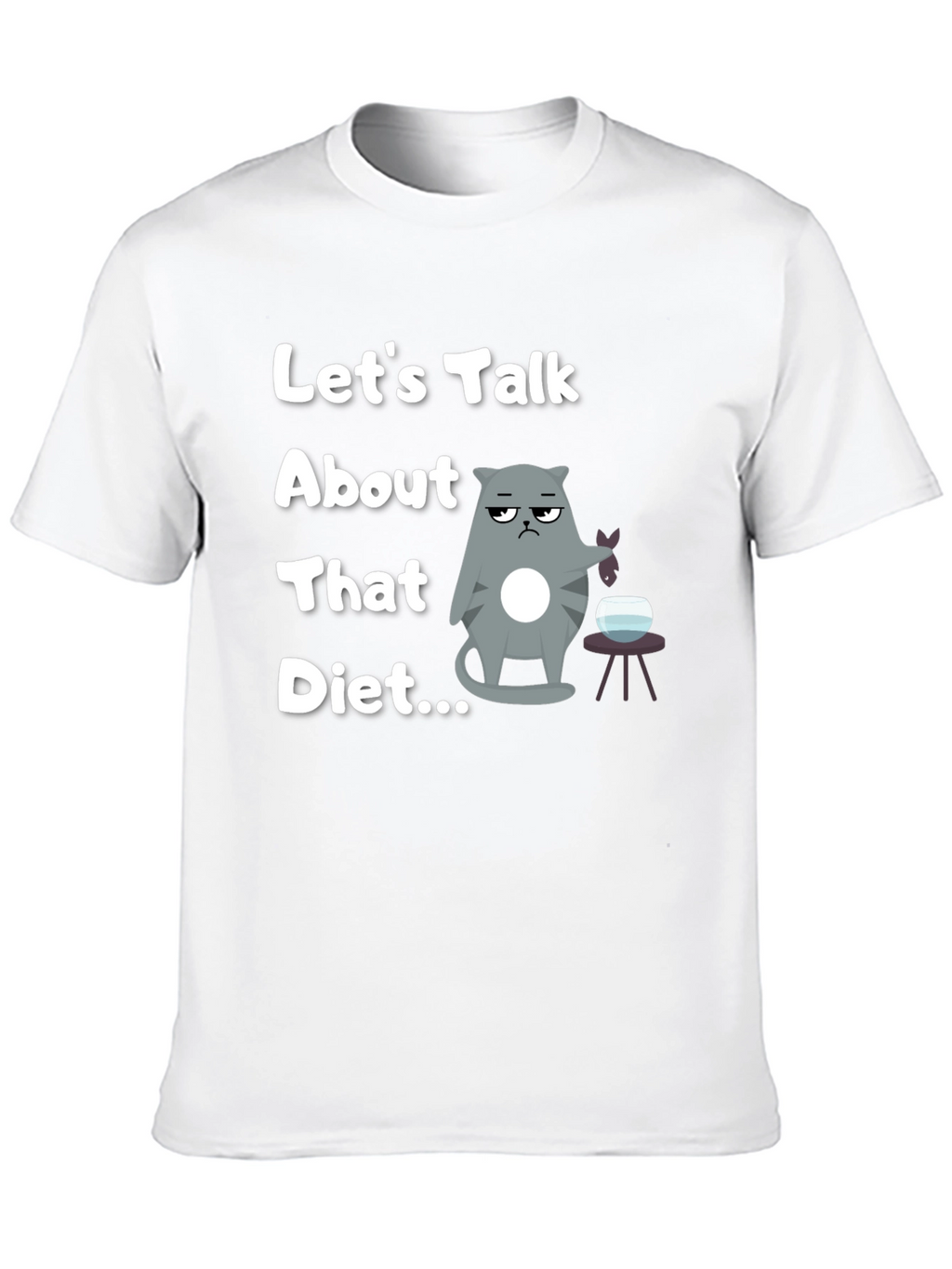 Funny Cat Diet T-Shirt