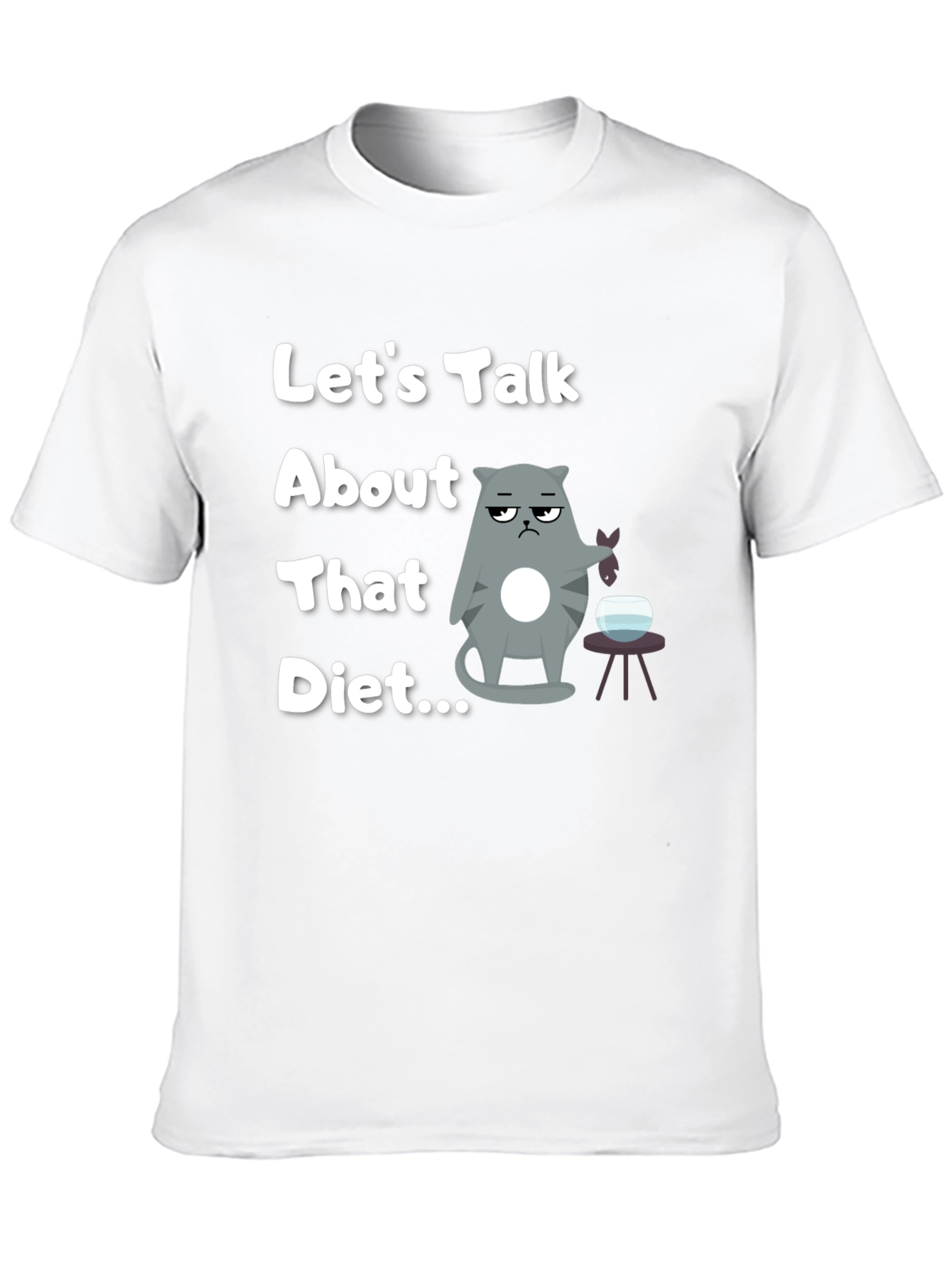 Funny Cat Diet T-Shirt