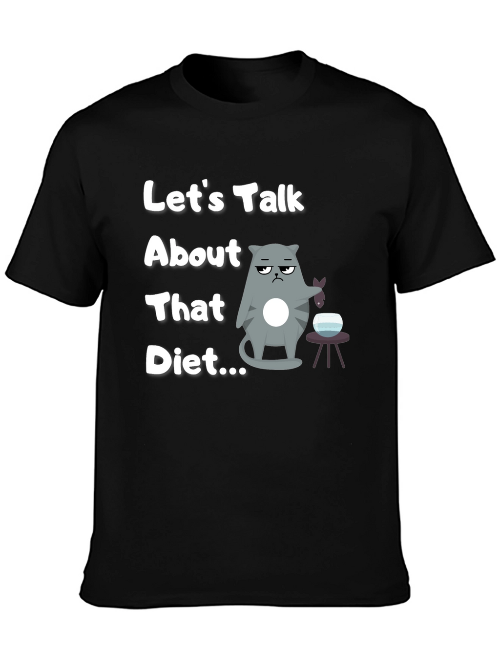 Funny Cat Diet T-Shirt