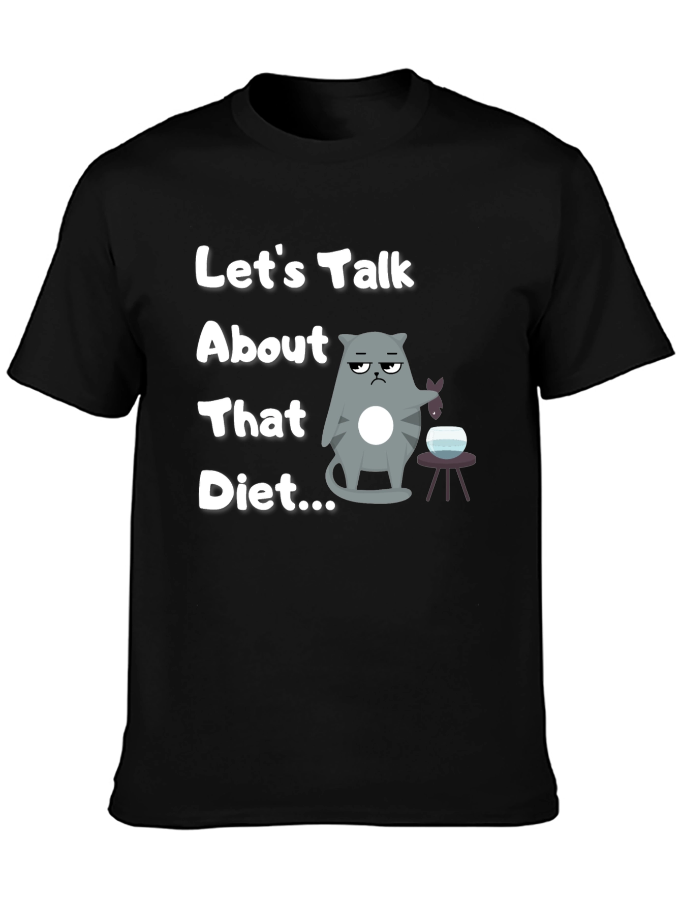 Funny Cat Diet T-Shirt