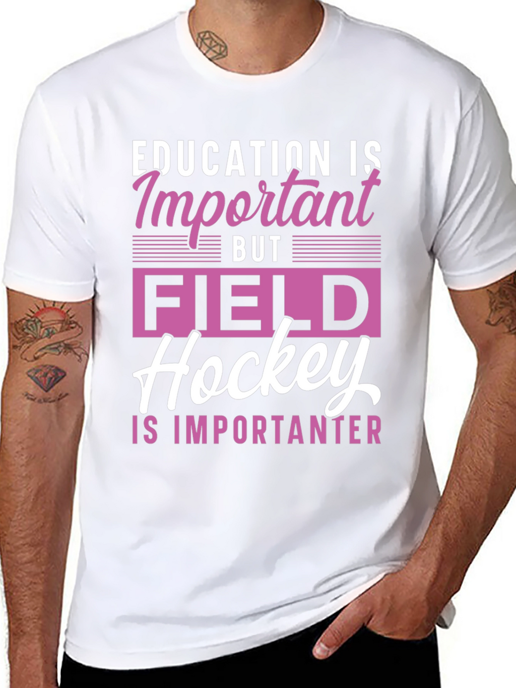 Field Hockey is Importanter Graphic Tee