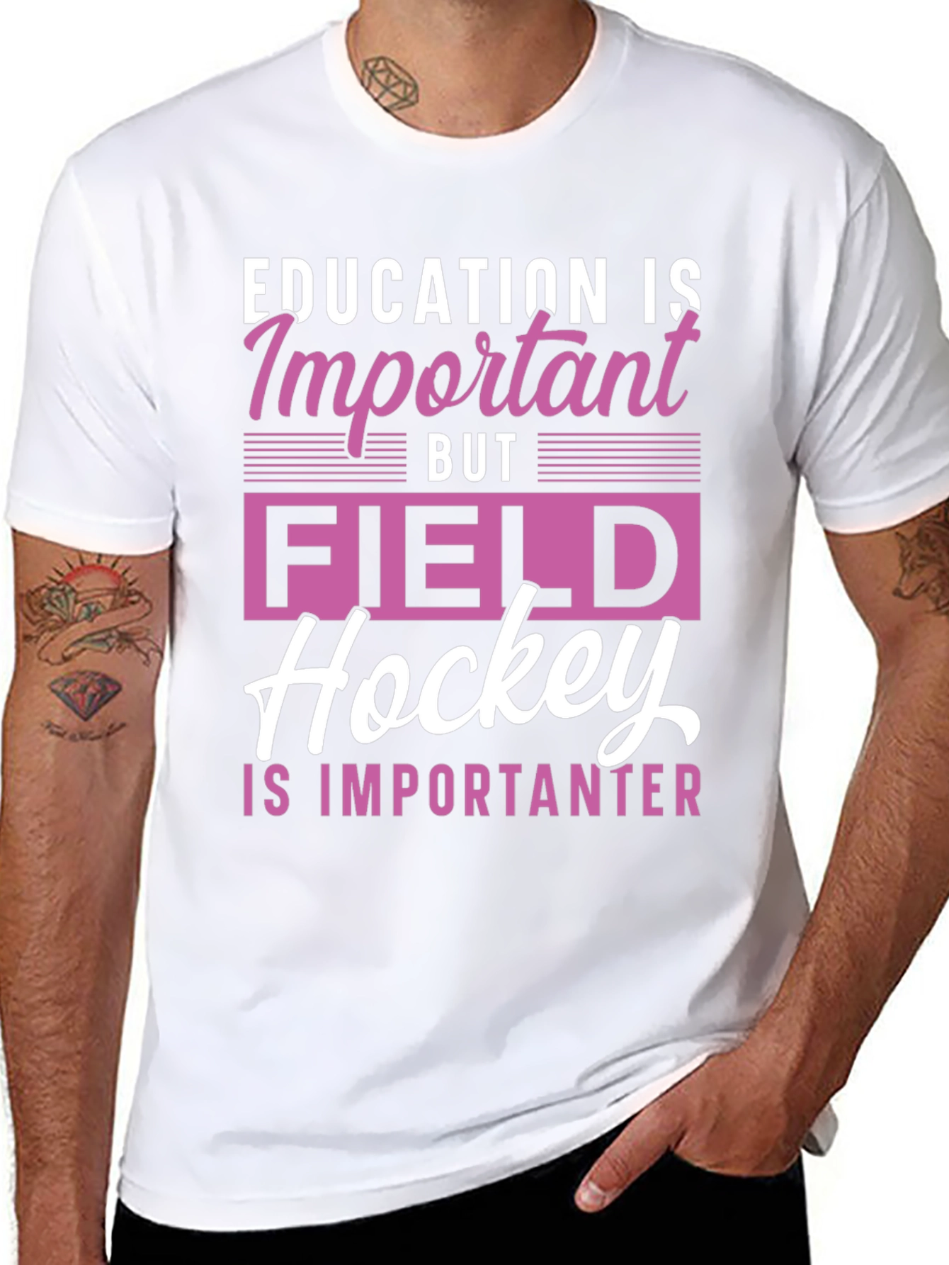 Field Hockey is Importanter Graphic Tee