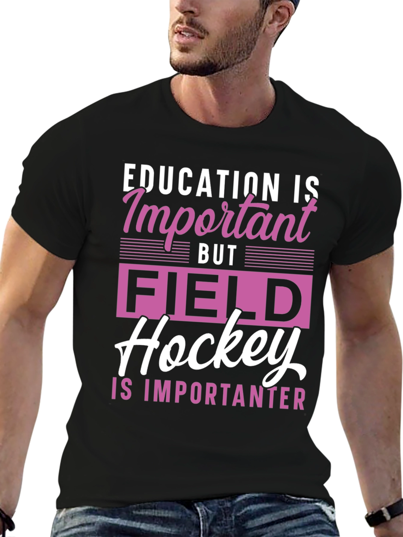 Field Hockey is Importanter Graphic Tee