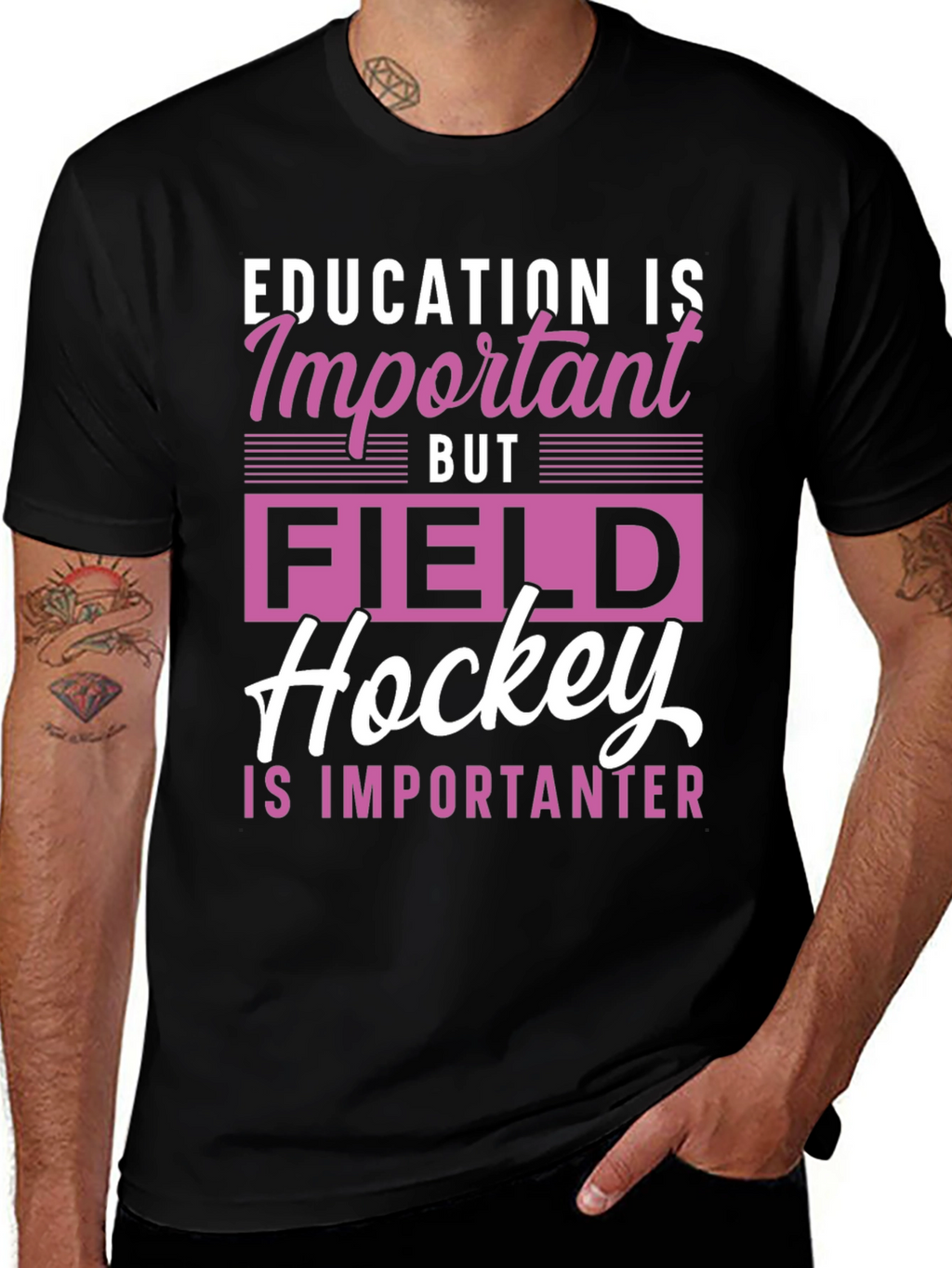 Field Hockey is Importanter Graphic Tee