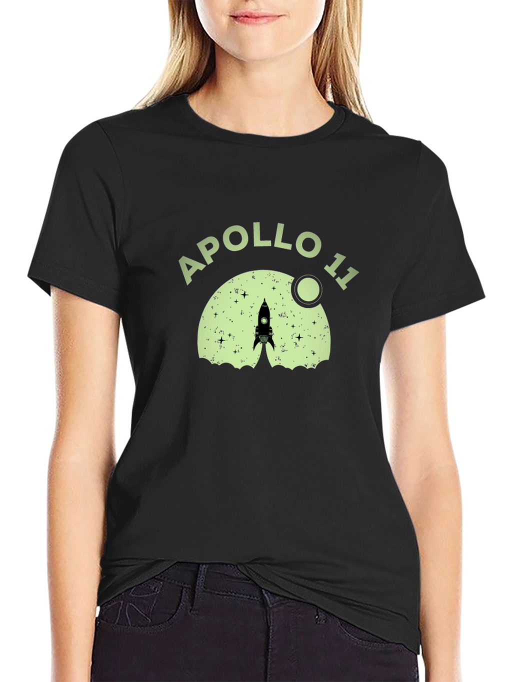 Apollo 11 Rocket Launch Graphic T-Shirt
