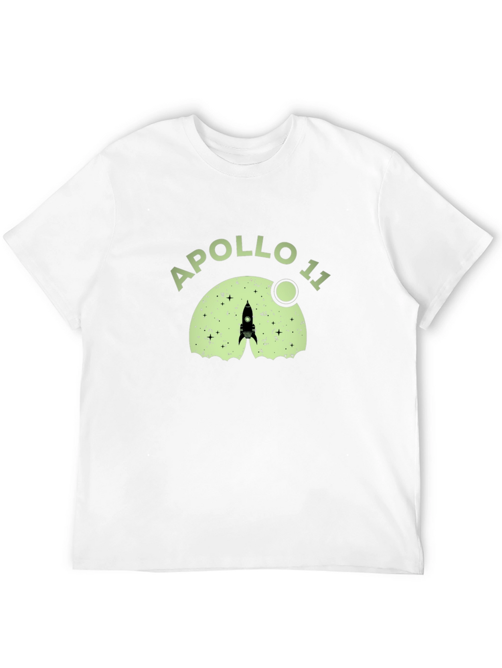 Apollo 11 Rocket Launch Graphic T-Shirt
