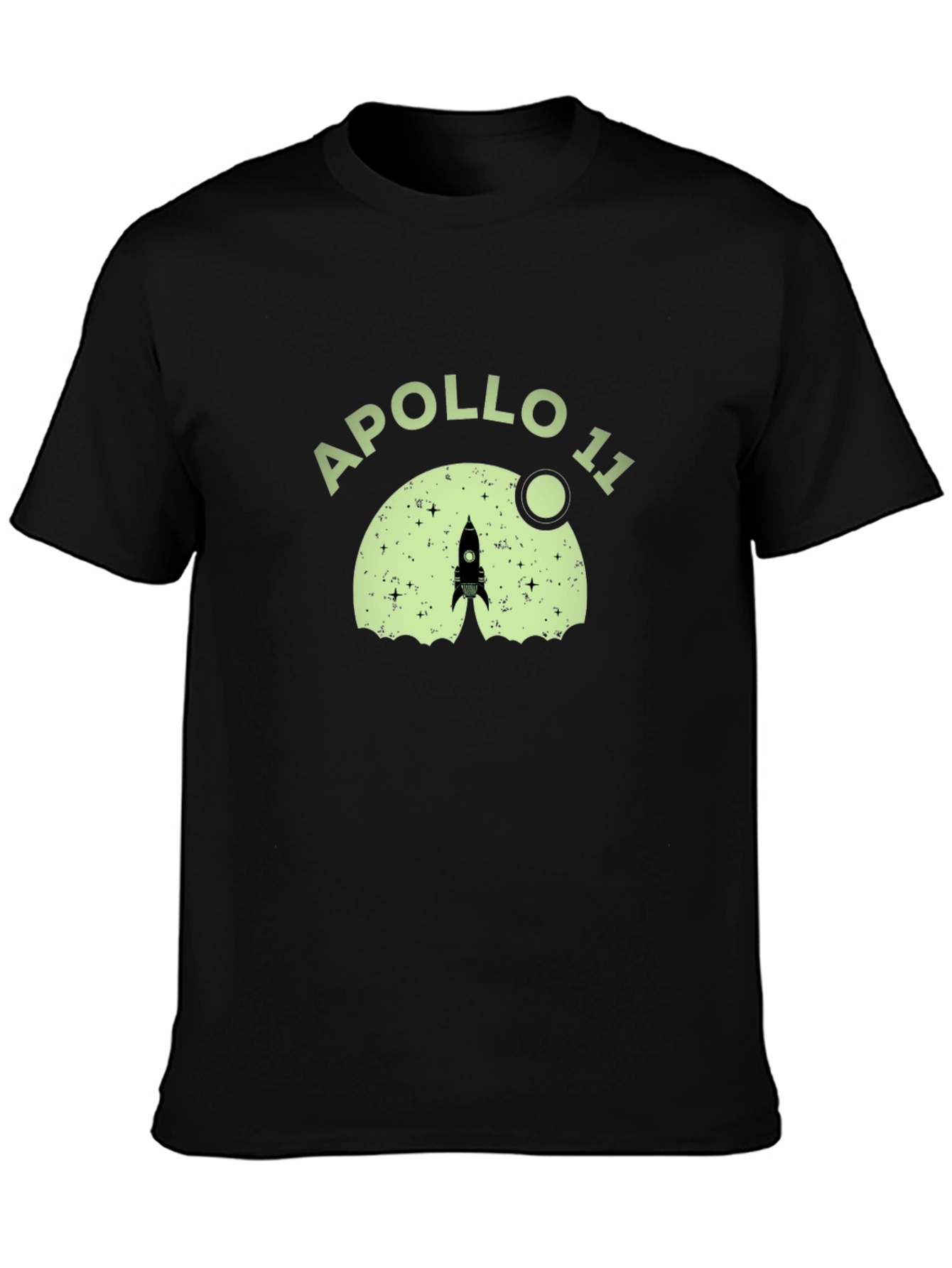 Apollo 11 Rocket Launch Graphic T-Shirt