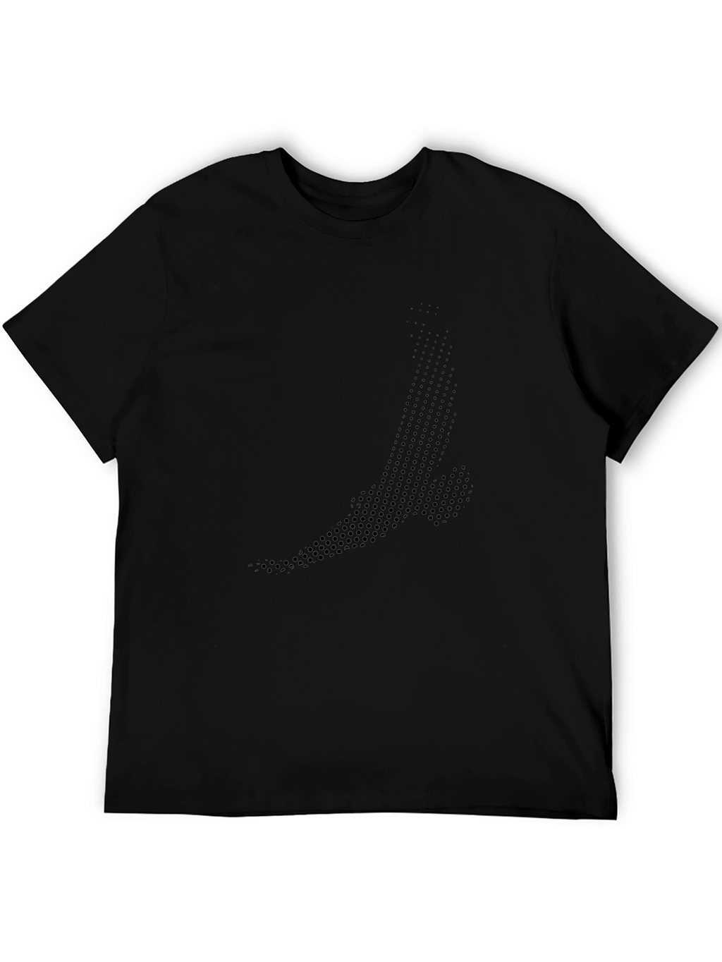 Modern Black Graphic Tee