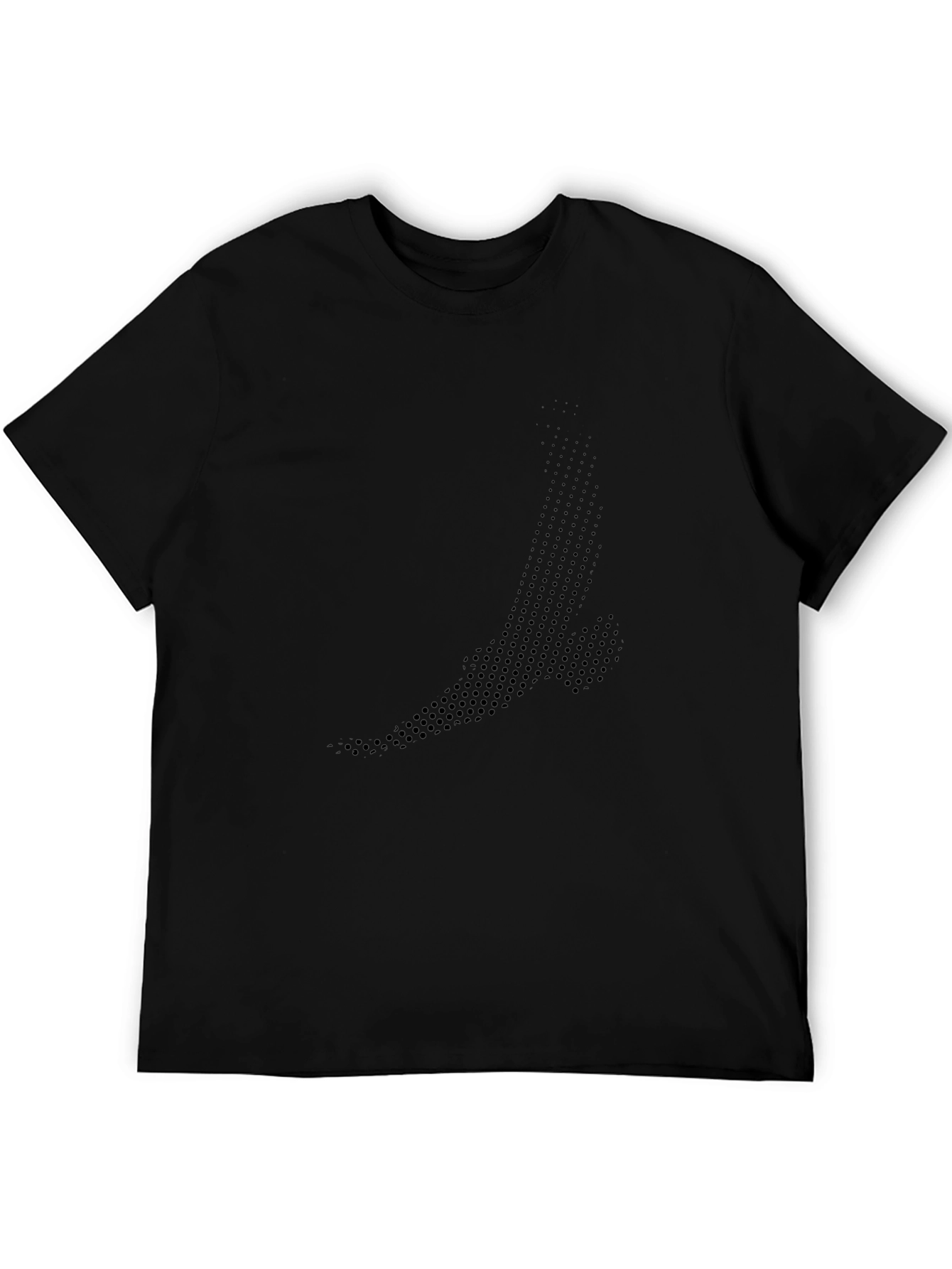 Modern Black Graphic Tee