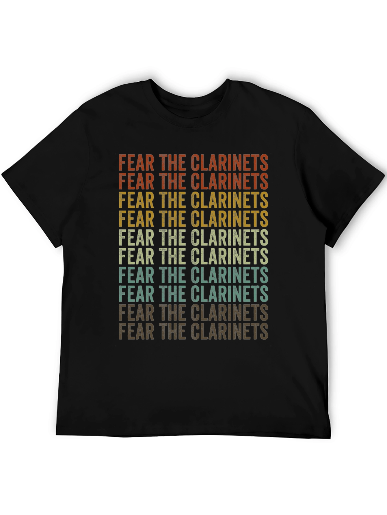 Fear the Clarinets Retro Graphic T-Shirt