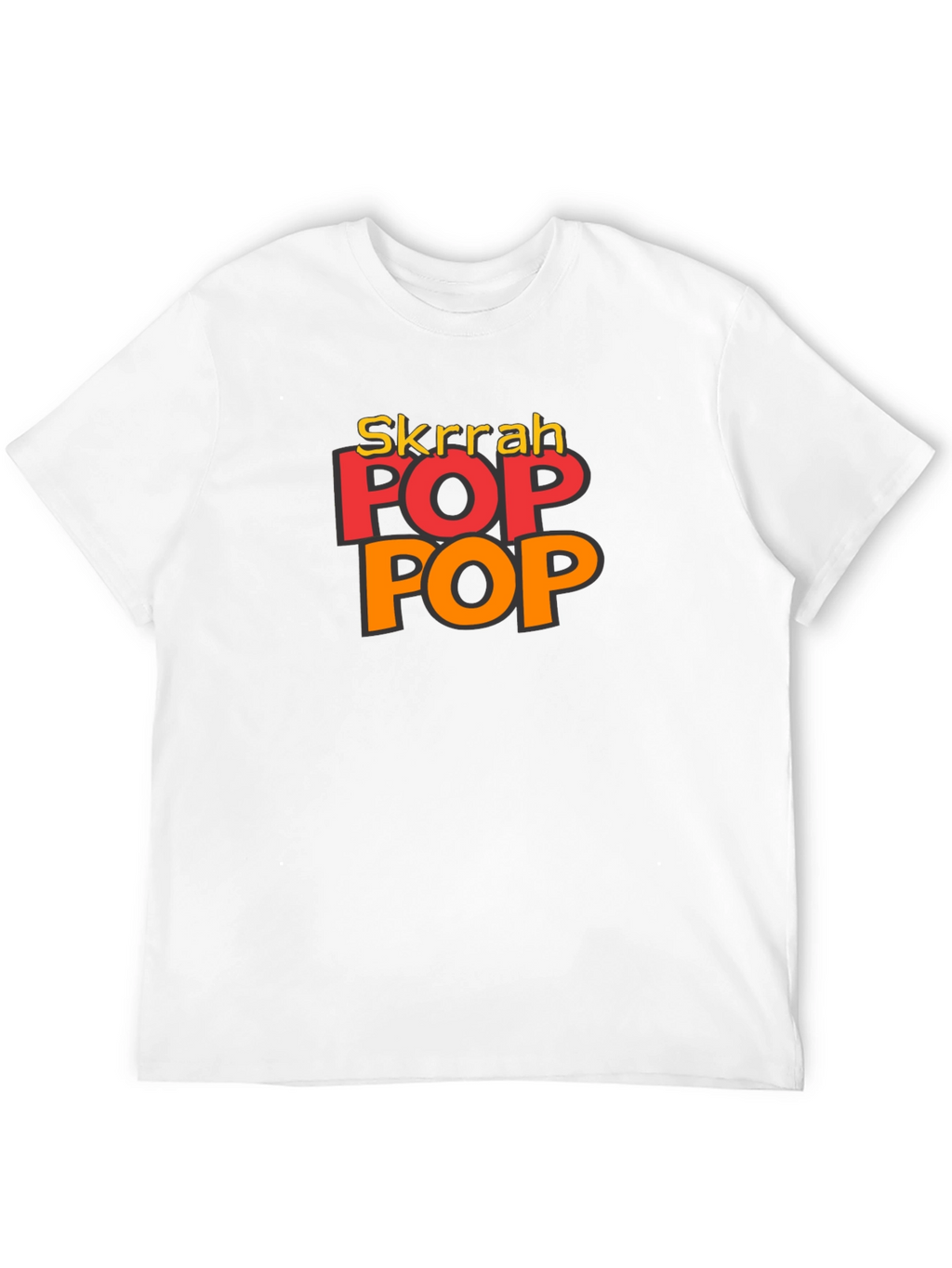 Skrrah Pop Pop Graphic T-Shirt - Black