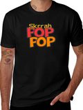 Skrrah Pop Pop Graphic T-Shirt - Black