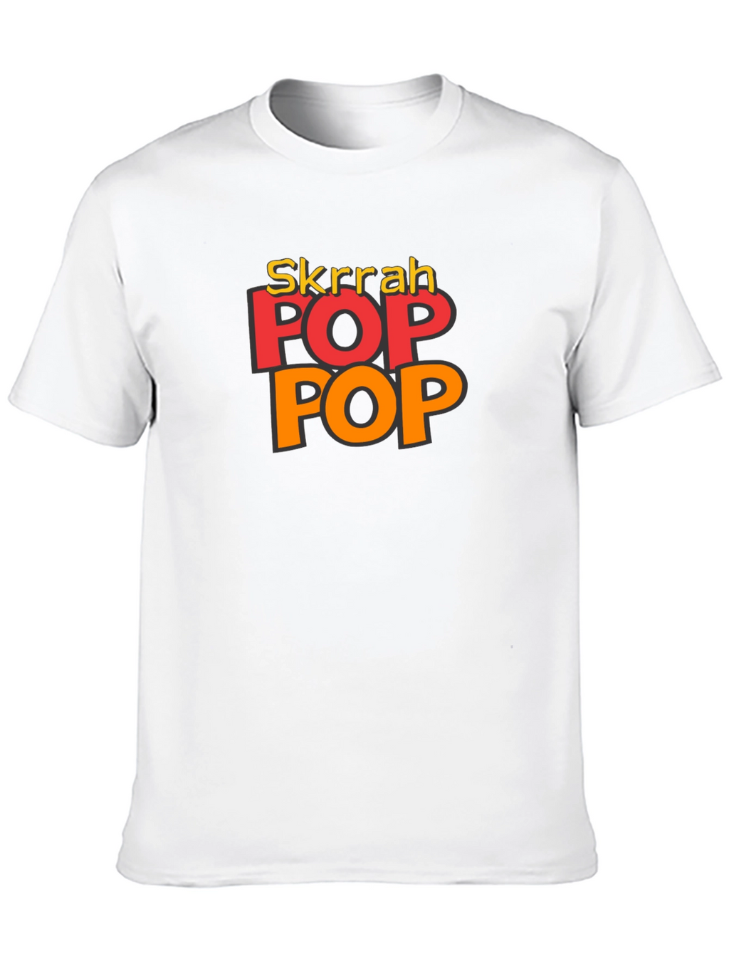 Skrrah Pop Pop Graphic T-Shirt - Black
