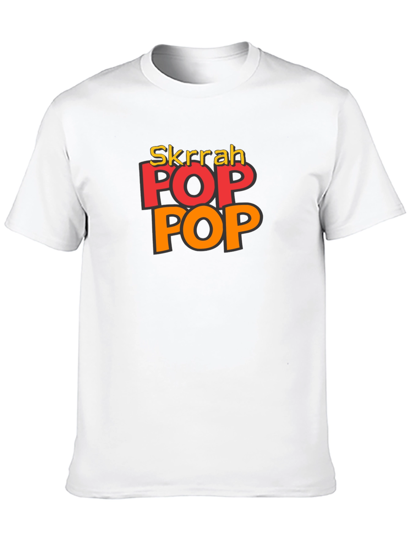 Skrrah Pop Pop Graphic T-Shirt - Black