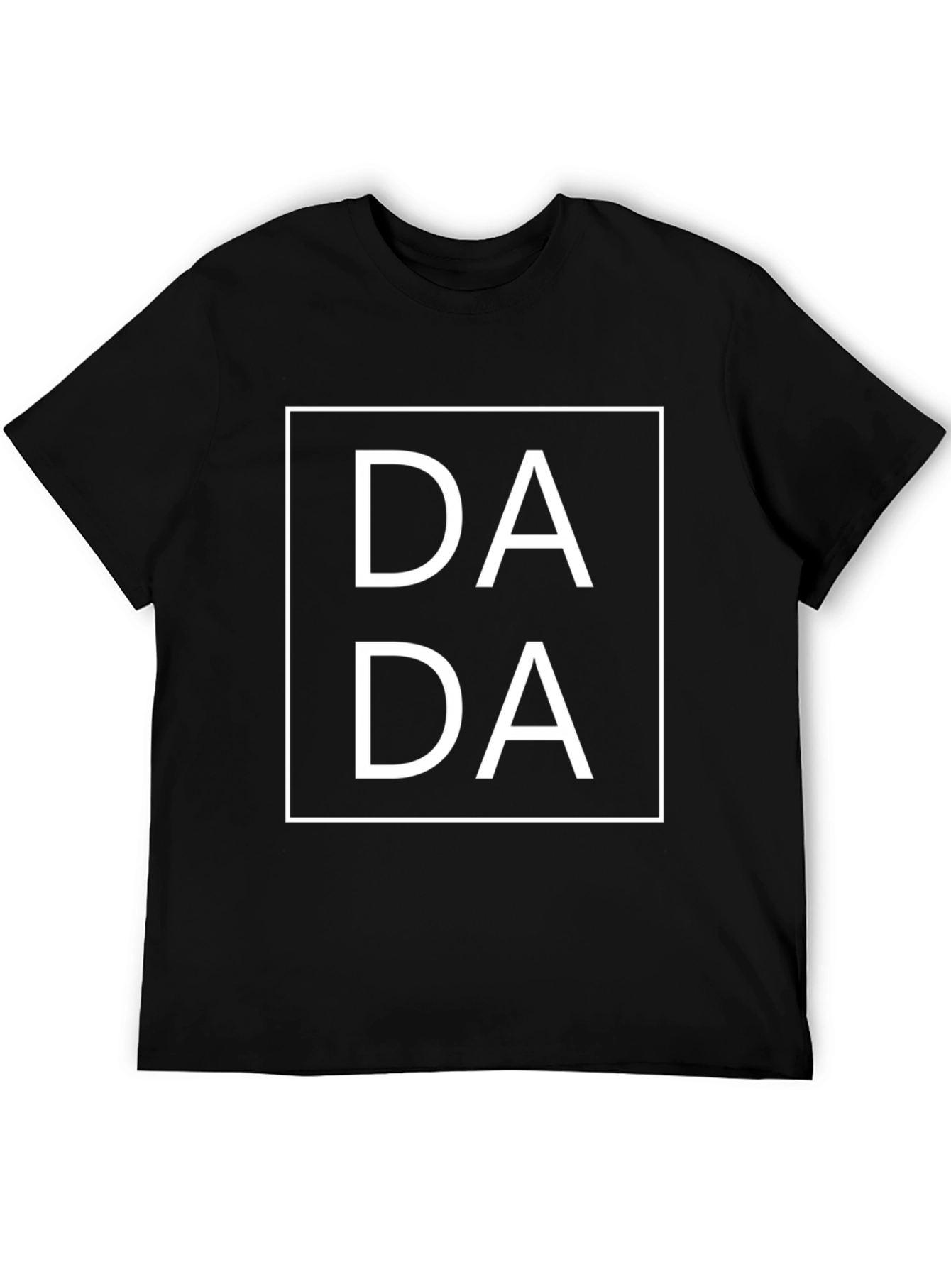 Dada Graphic Tee - Black Cotton Modernist Art Shirt