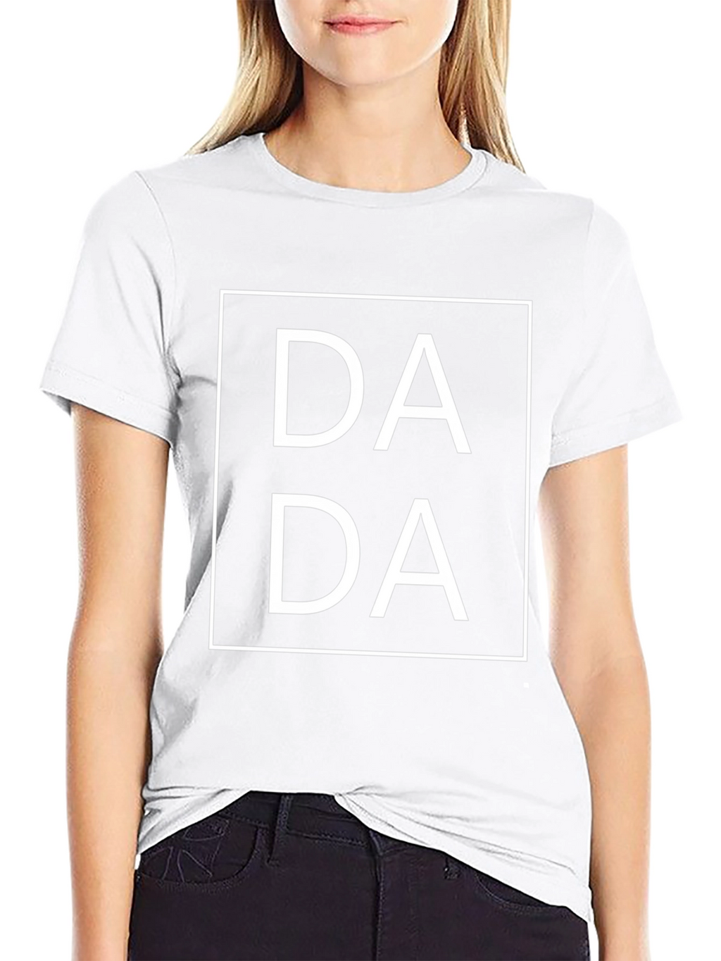 Dada Graphic Tee - Black Cotton Modernist Art Shirt