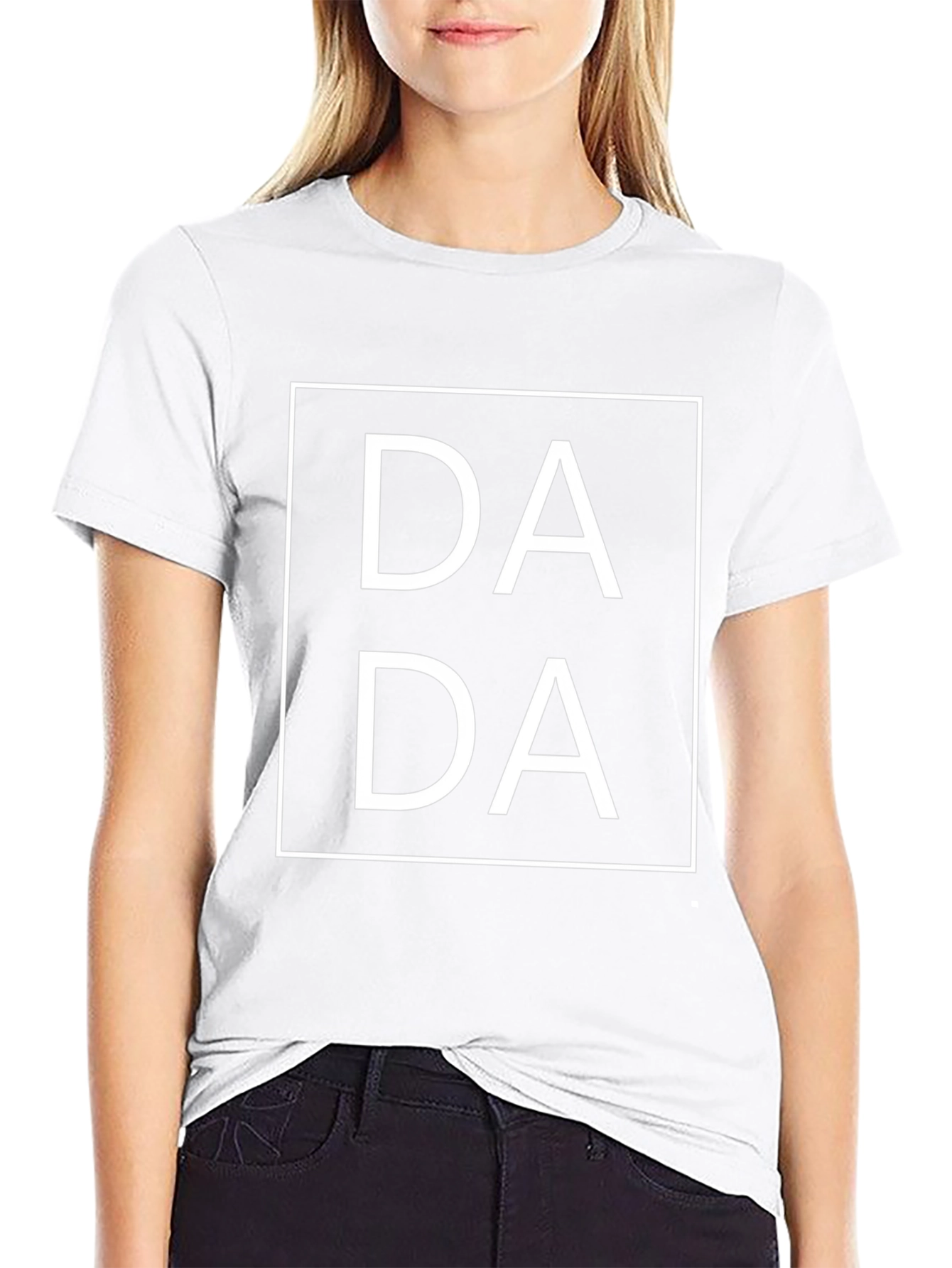 Dada Graphic Tee - Black Cotton Modernist Art Shirt