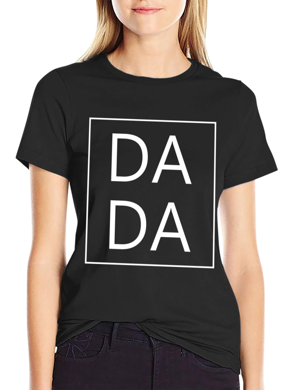 Dada Graphic Tee - Black Cotton Modernist Art Shirt