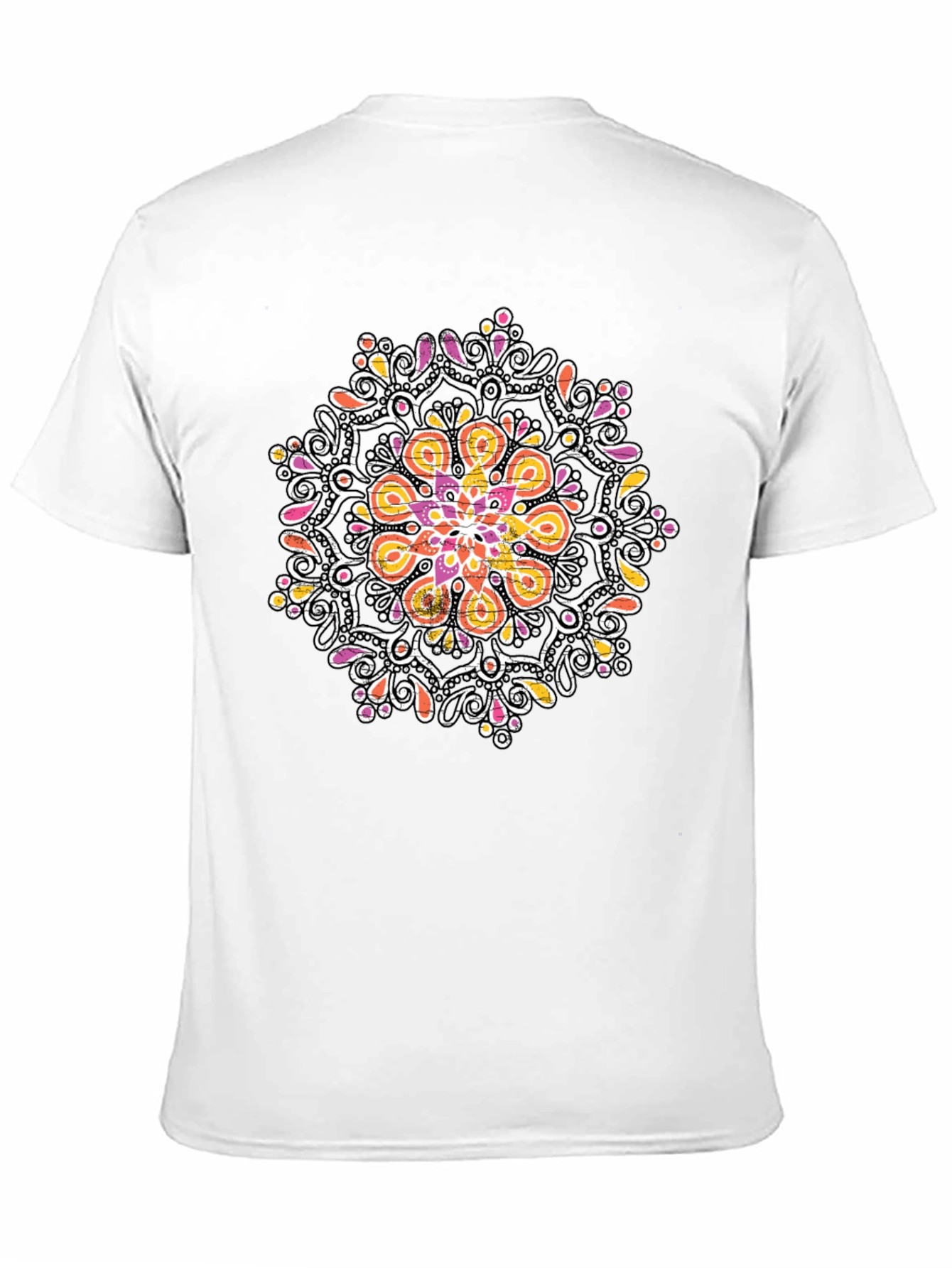 Mandala Graphic Black T-Shirt - Unique Design