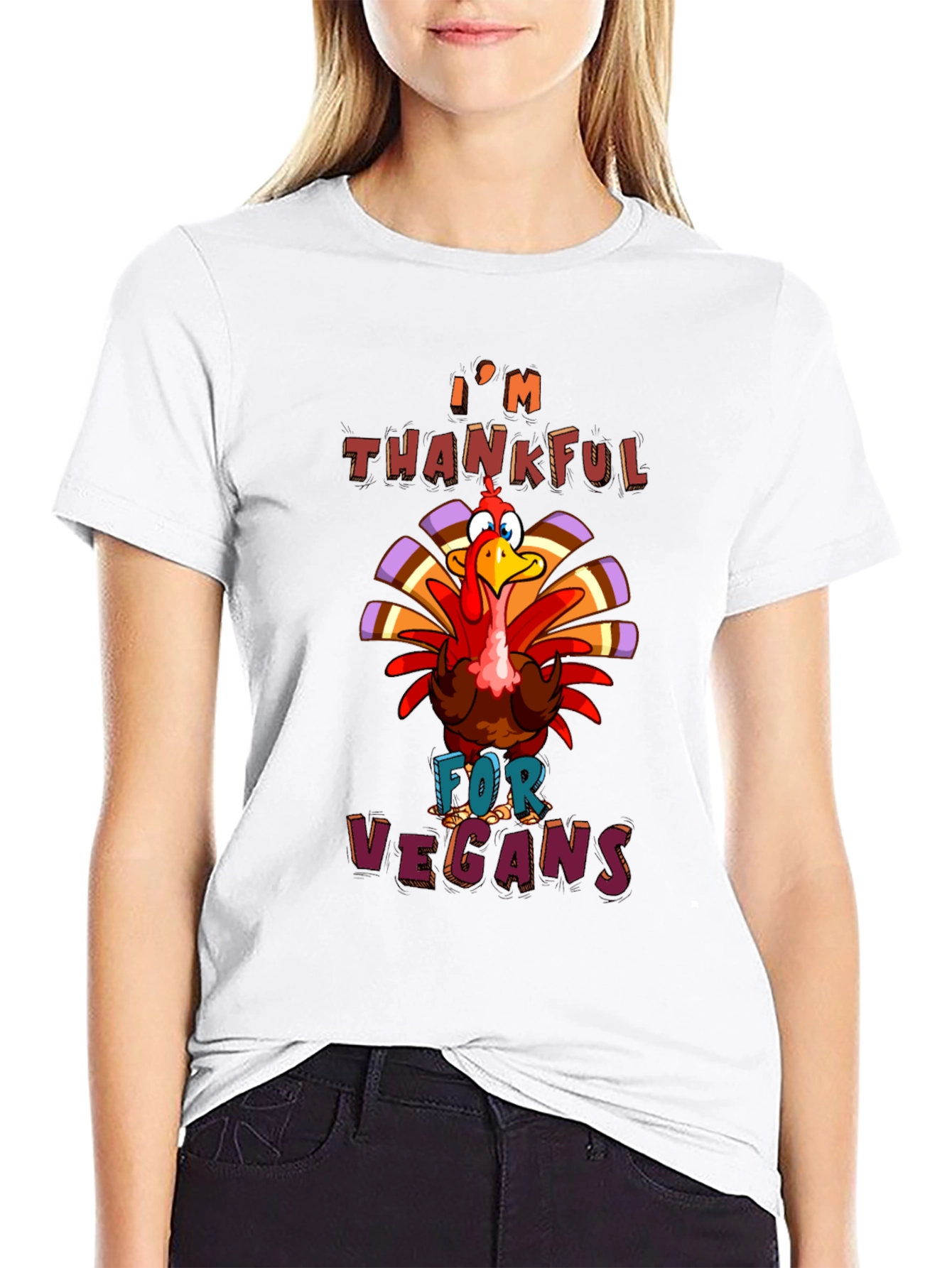 Im Thankful For Vegans T-Shirt
