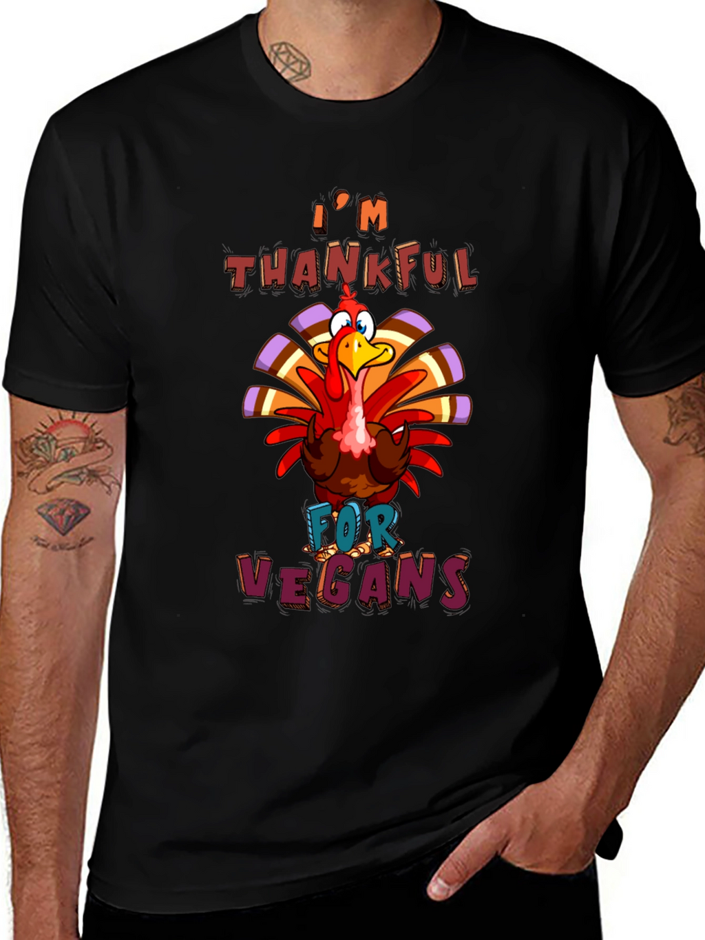 Im Thankful For Vegans T-Shirt