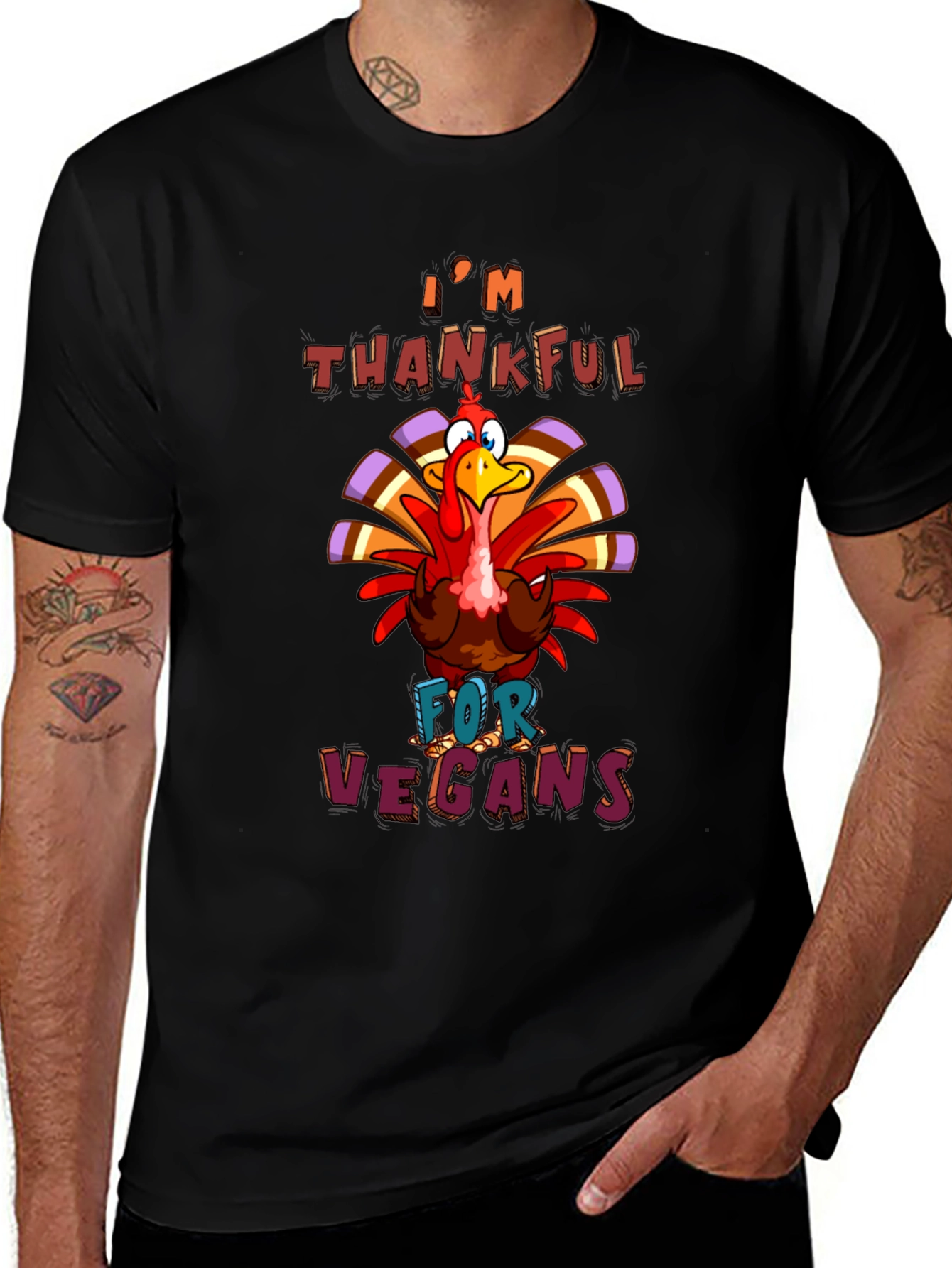 Im Thankful For Vegans T-Shirt