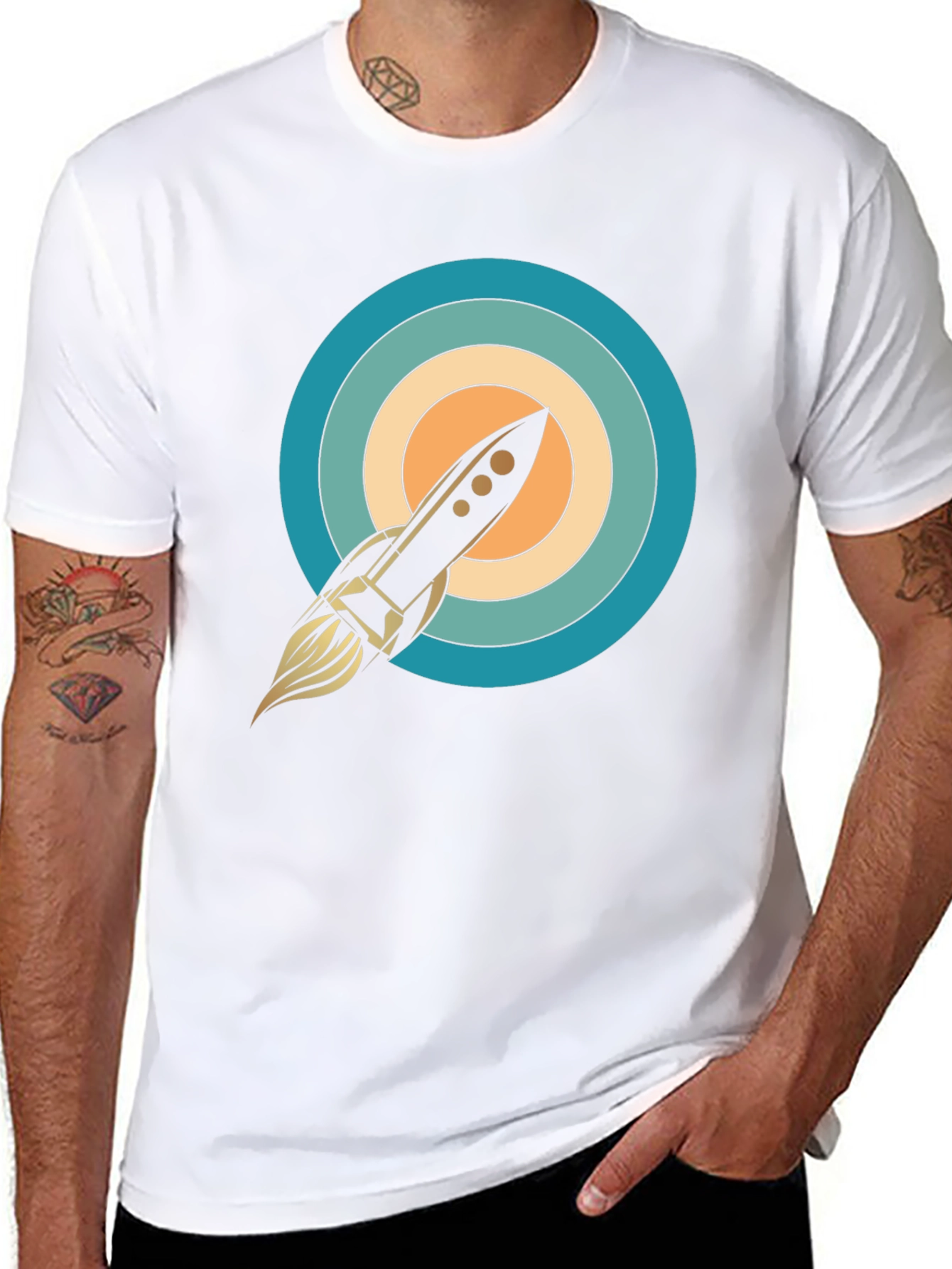 Retro Rocket T-Shirt - Blast From The Past!