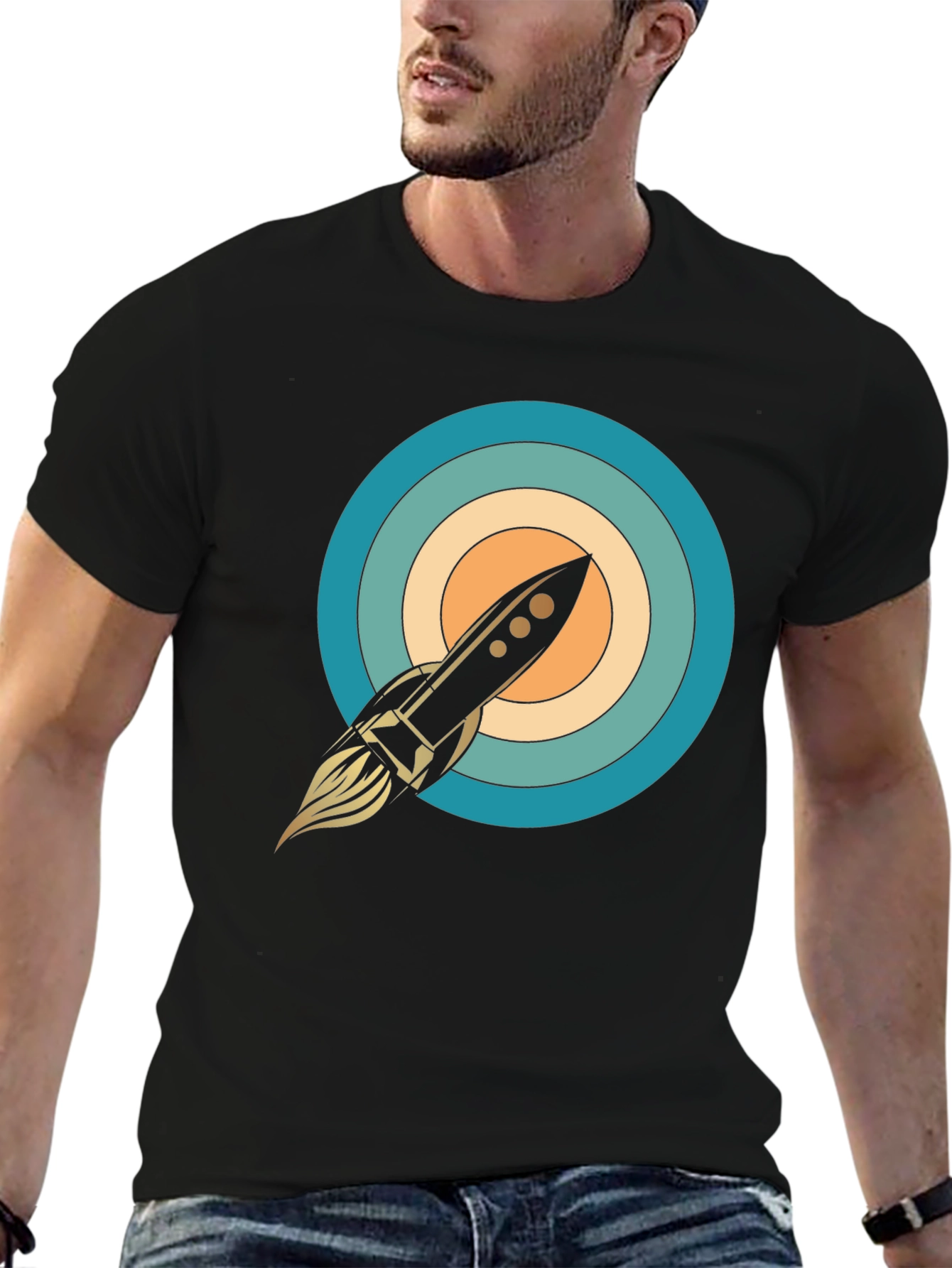 Retro Rocket T-Shirt - Blast From The Past!