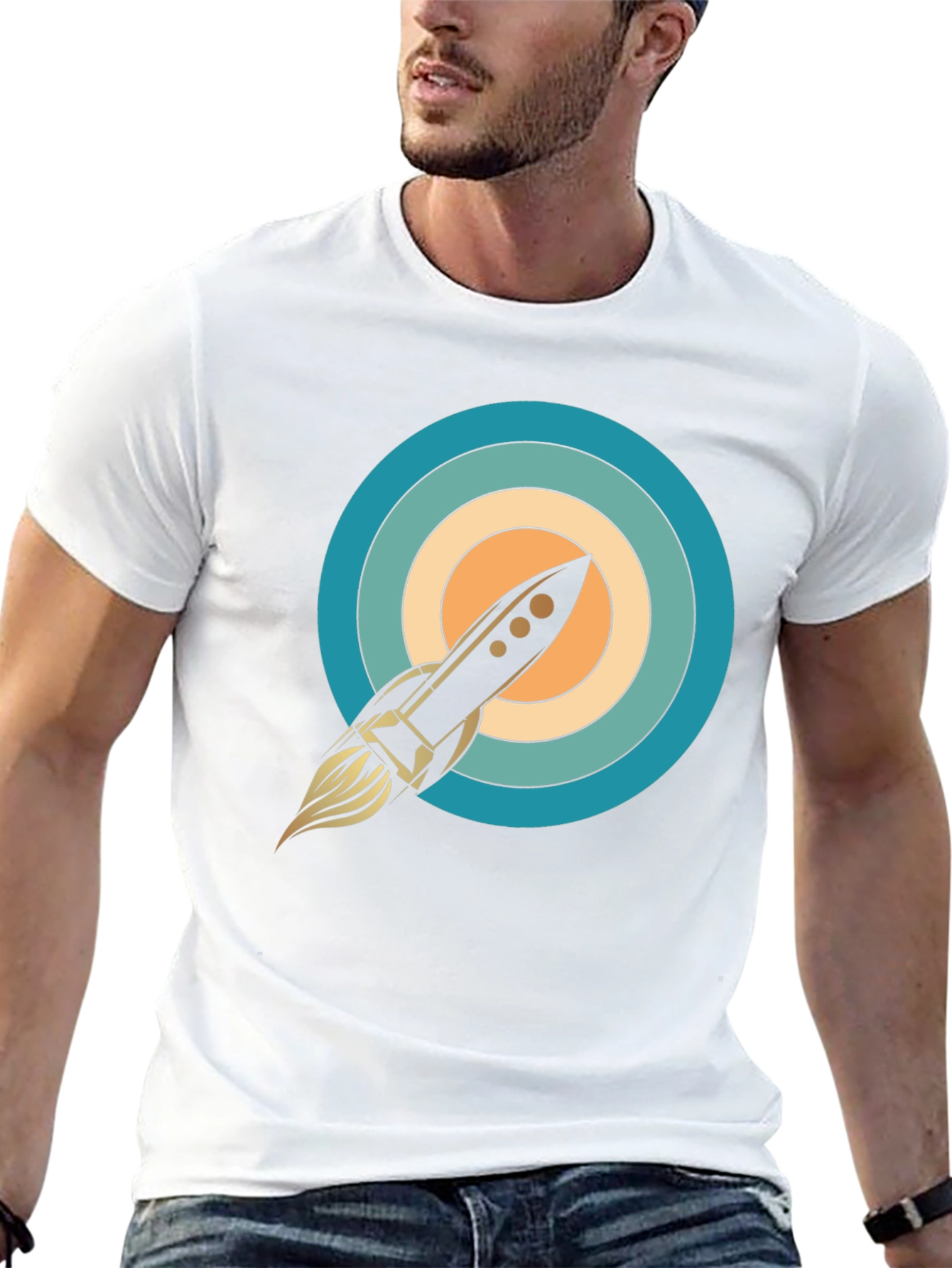 Retro Rocket T-Shirt - Blast From The Past!