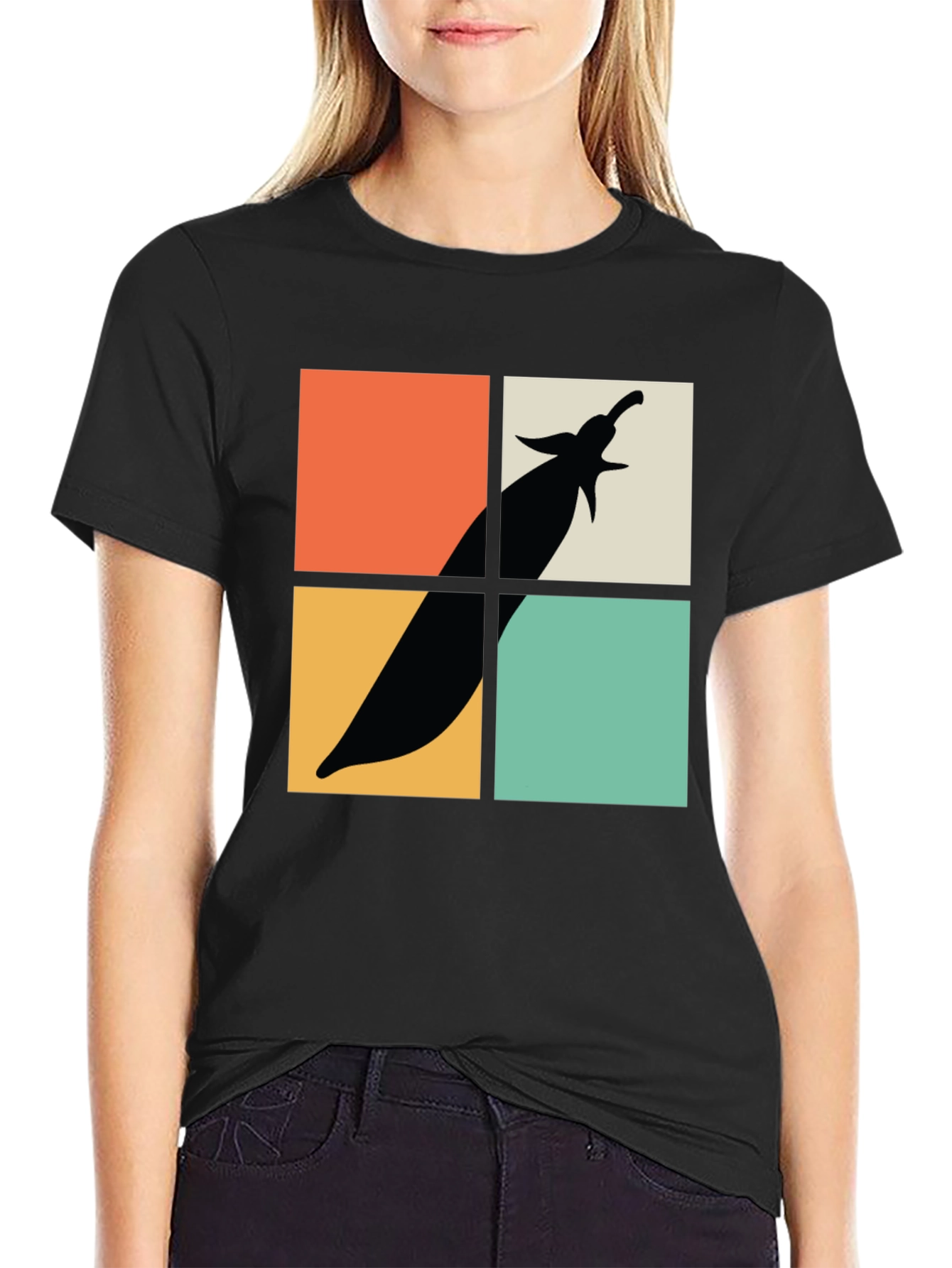 Retro Eggplant Graphic Tee - Soft Cotton Comfort