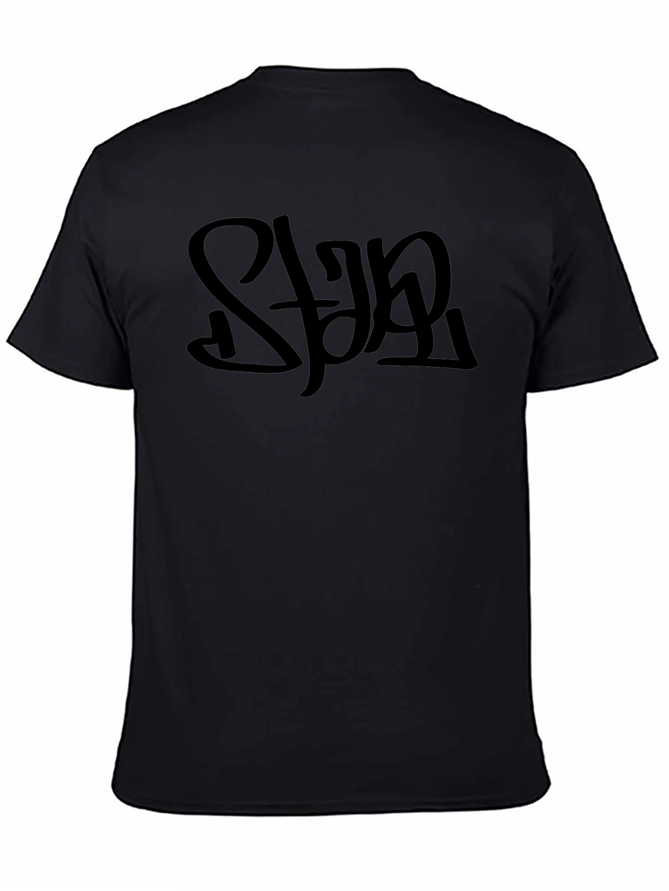 Stylish Black Graphic T-Shirt - Modern Streetwear Design
