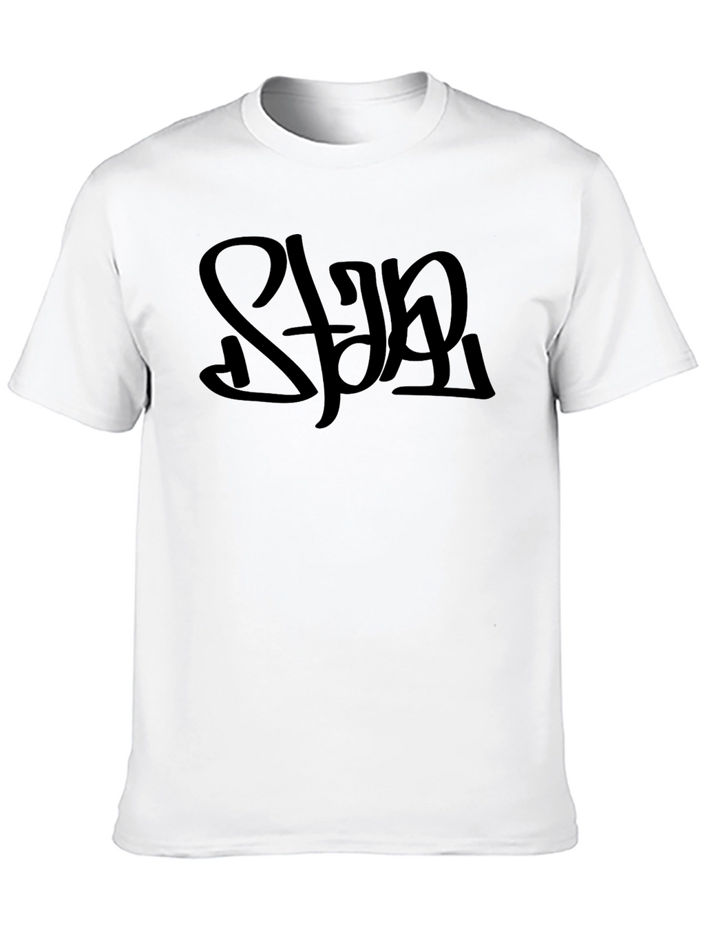 Stylish Black Graphic T-Shirt - Modern Streetwear Design