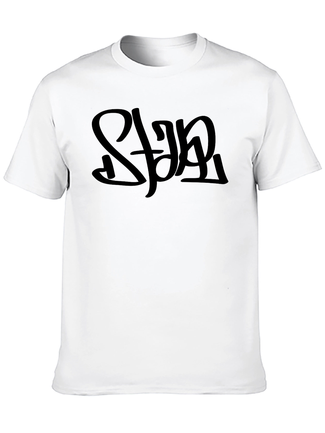 Stylish Black Graphic T-Shirt - Modern Streetwear Design