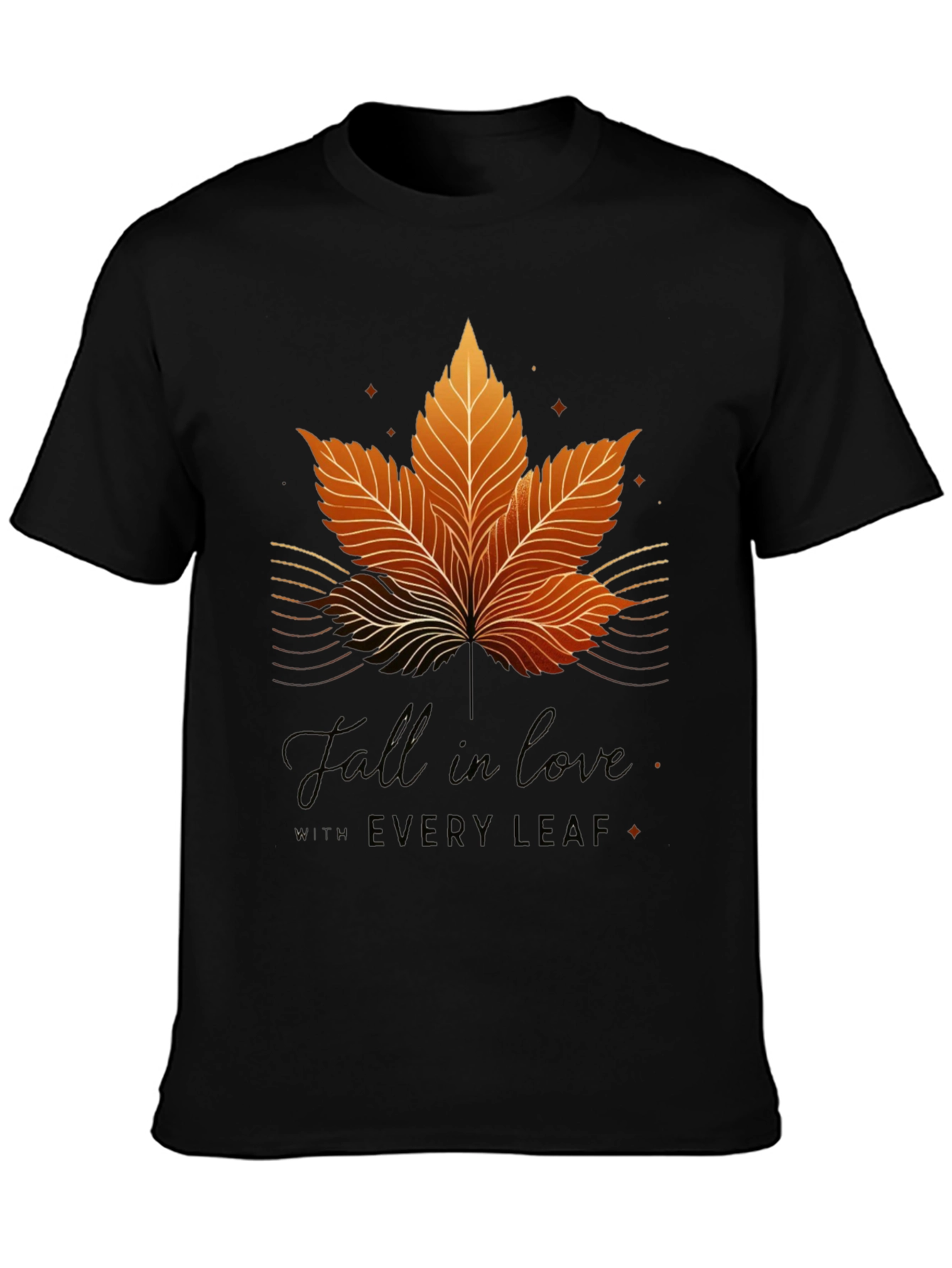 Fall in Love with Every Leaf Graphic T-Shirt