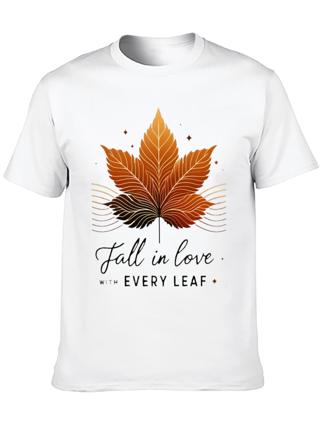 Fall in Love with Every Leaf Graphic T-Shirt