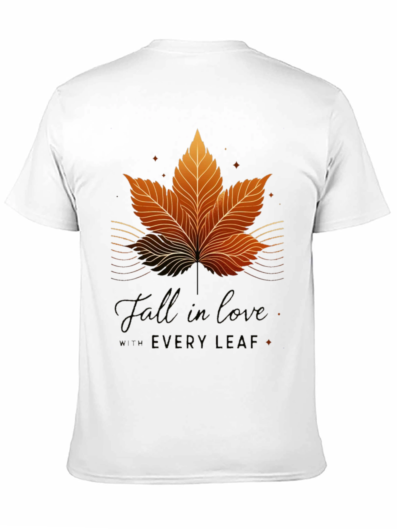 Fall in Love with Every Leaf Graphic T-Shirt