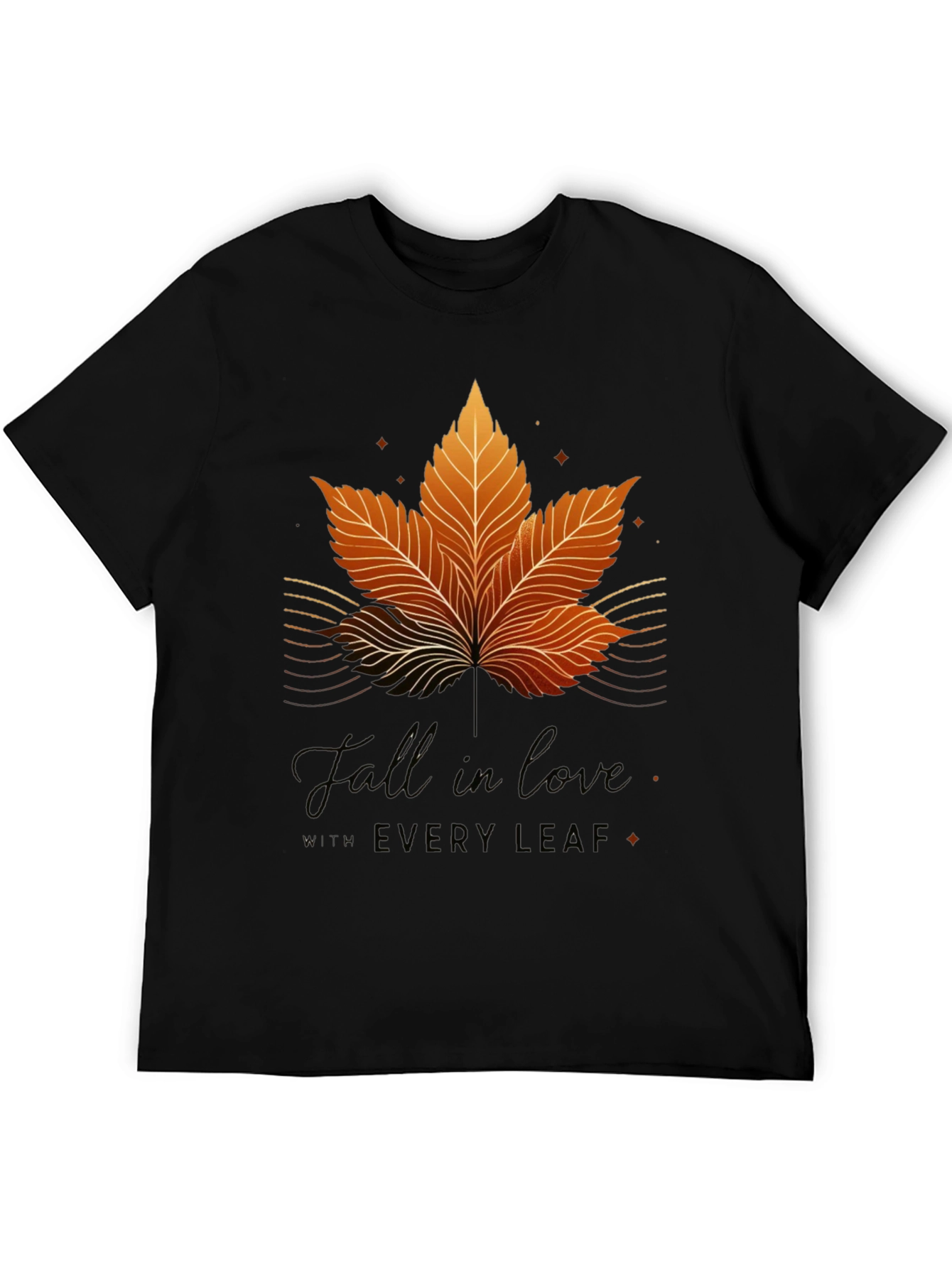 Fall in Love with Every Leaf Graphic T-Shirt