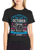 October Guy T-Shirt: 3 Sides Fun and Crazy
